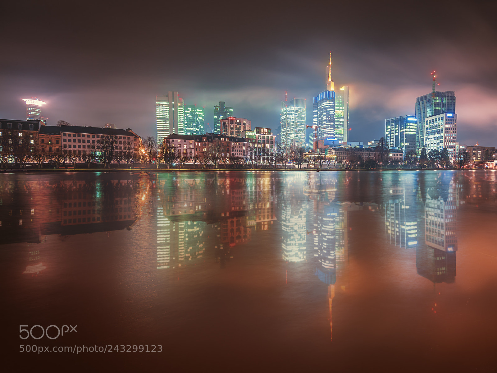 Sony a7R II sample photo. Frankfurt skyline photography