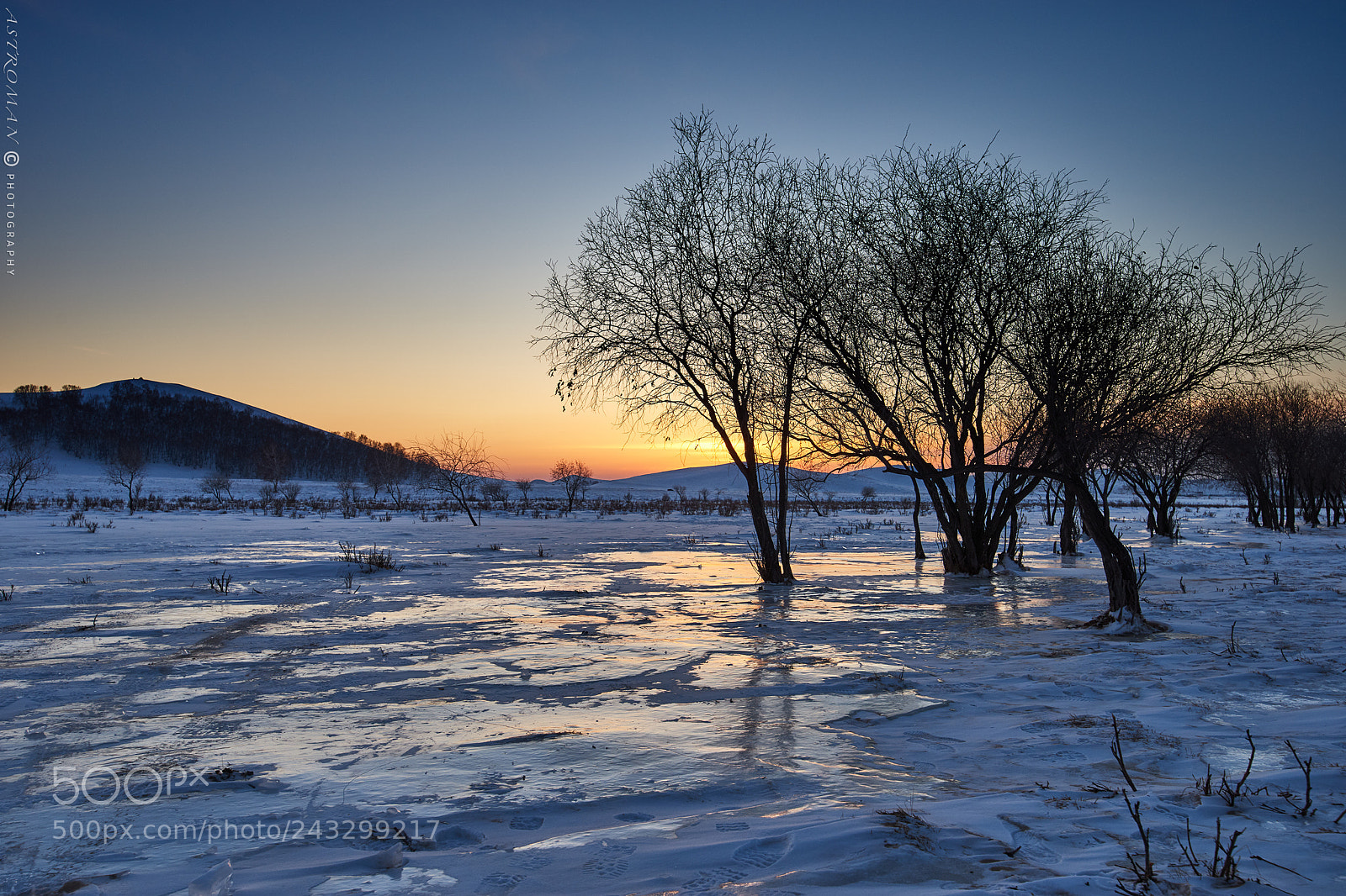 Pentax K-1 sample photo. Sunset - ice lake photography