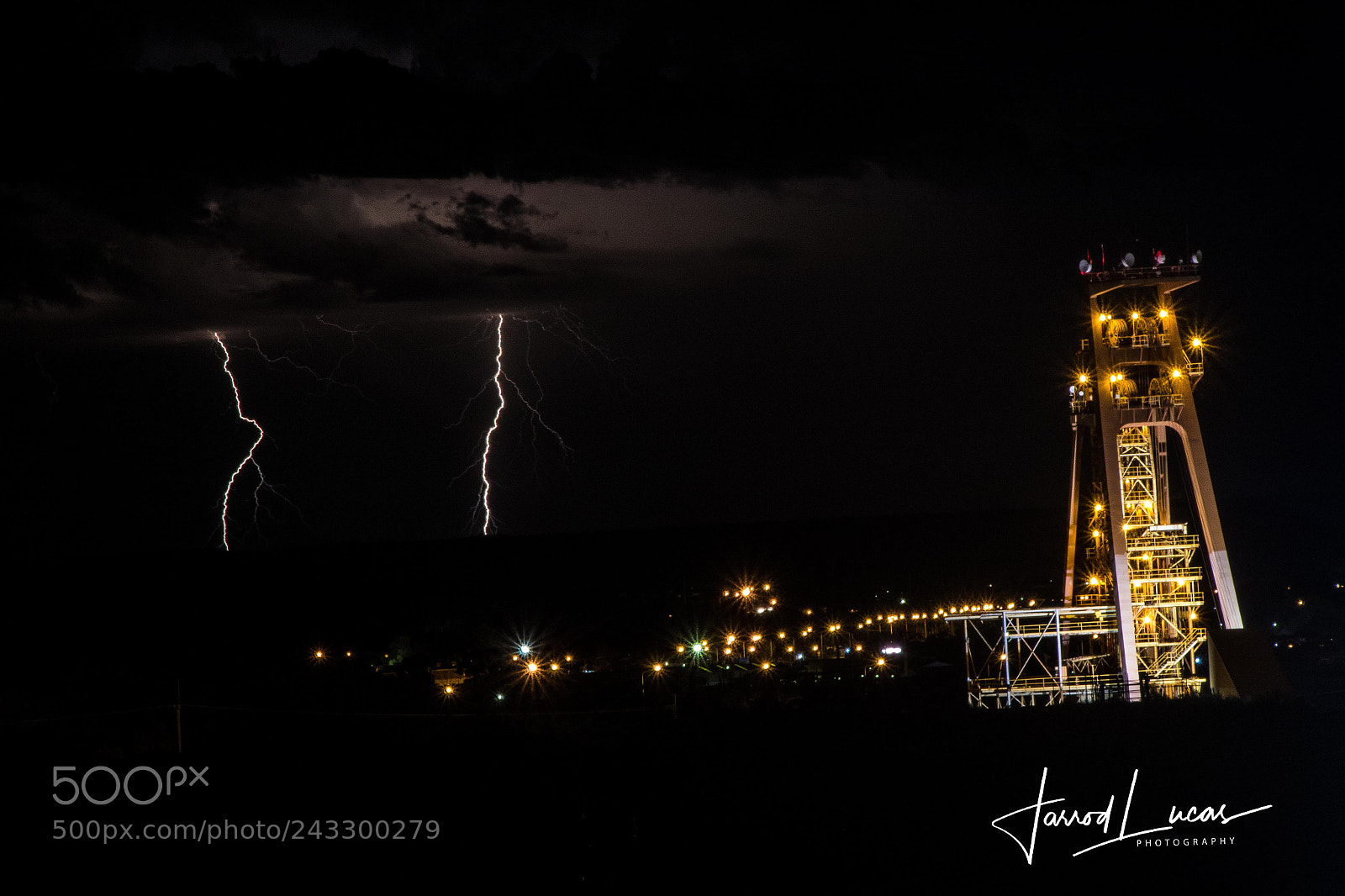 Canon EOS 7D Mark II sample photo. Lightning strikes twice photography