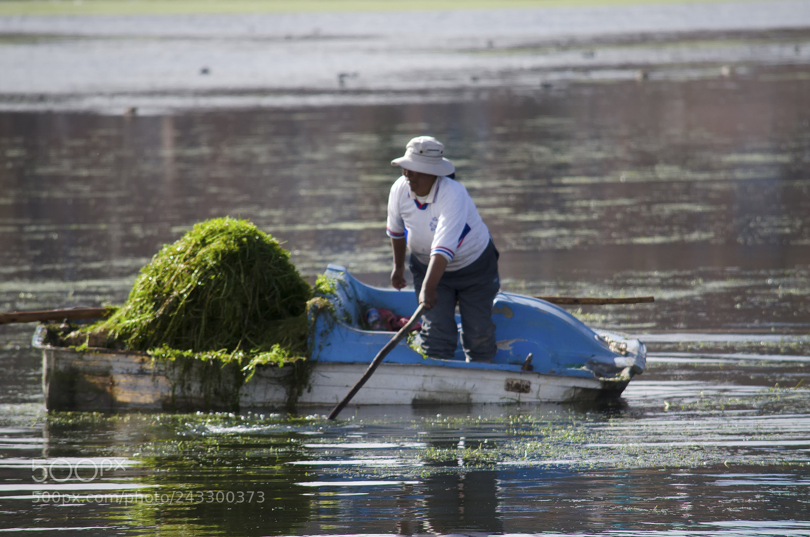 Nikon D7000 sample photo. Pescatore sul lago titicaca photography