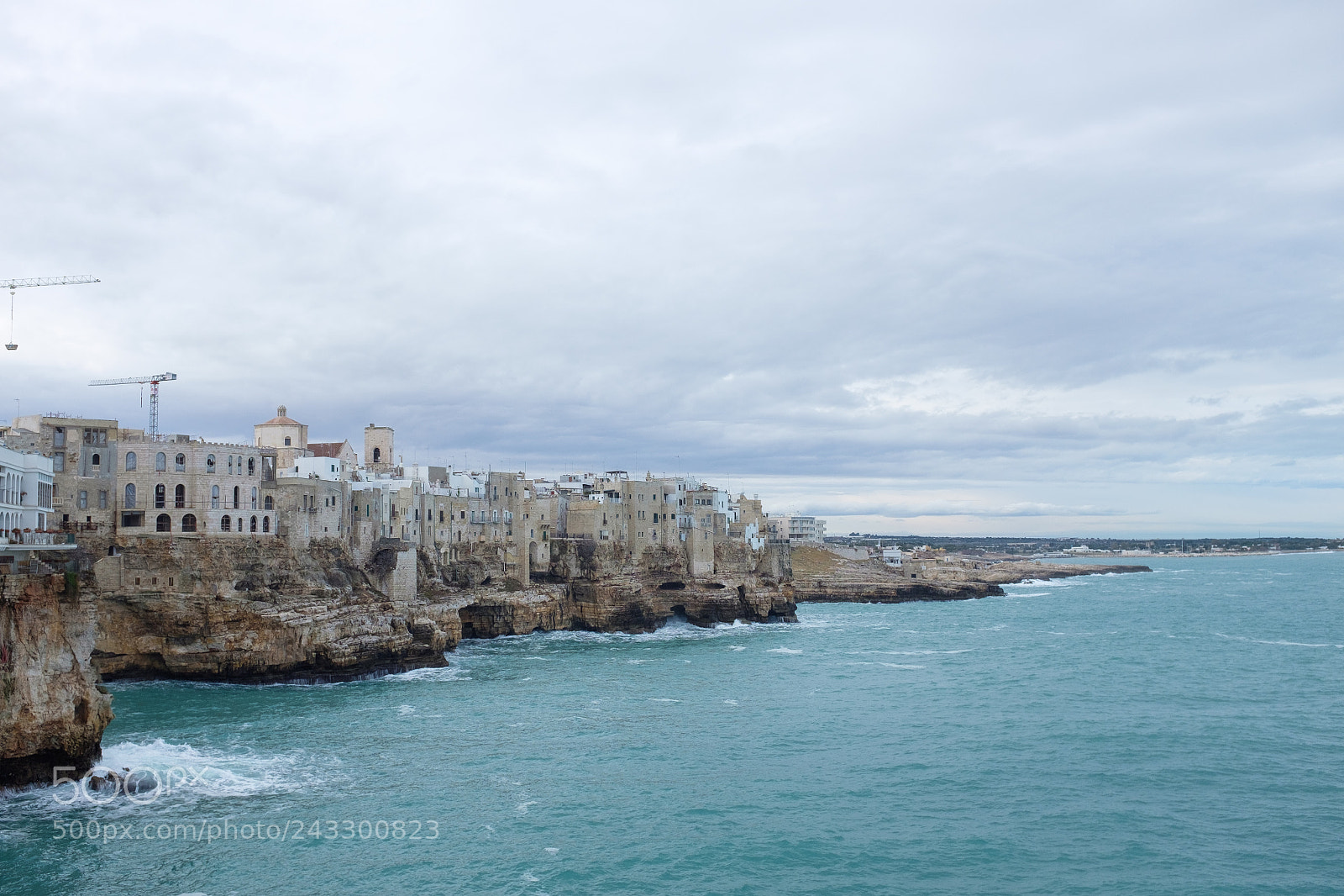 Fujifilm X100S sample photo. Landscape of polignano a photography