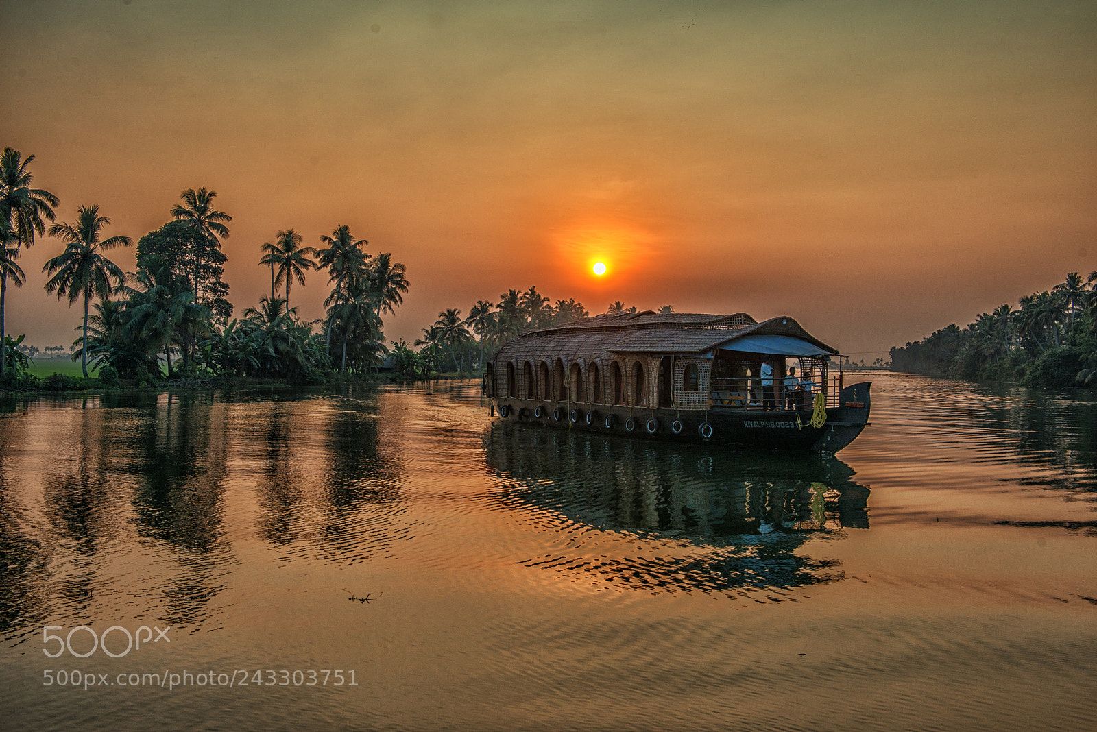 Nikon D800 sample photo. Sunset in backwaters kerala photography