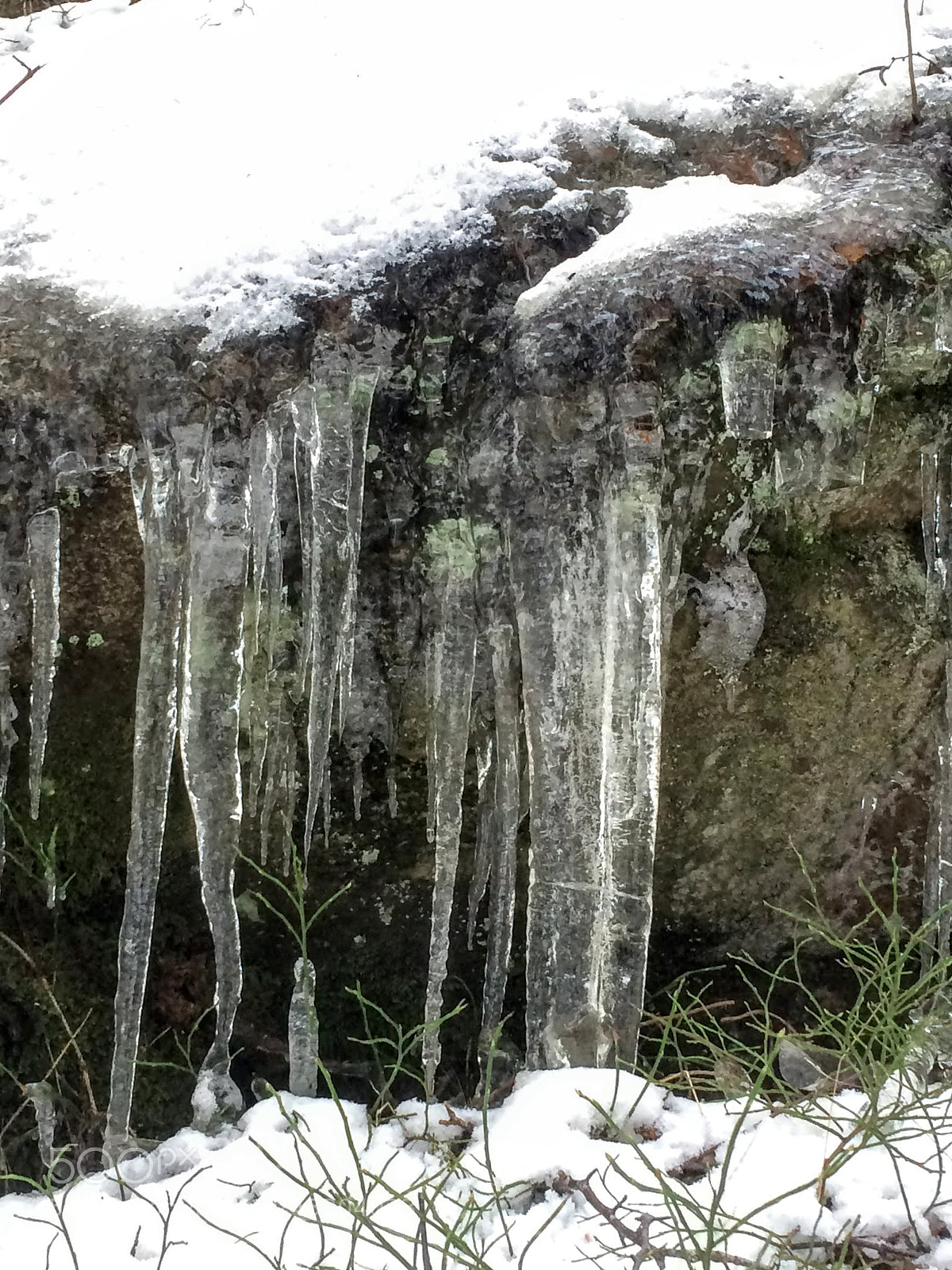 Apple iPhone 5s sample photo. Icicles photography