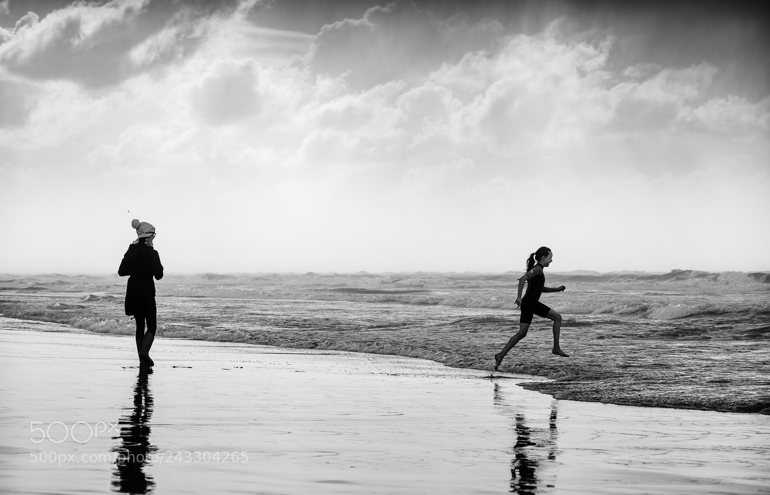 Nikon D810 sample photo. Winter beach scene photography