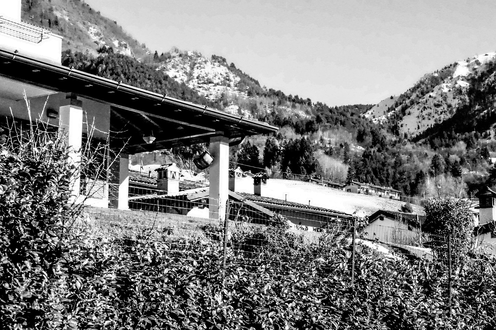 Sony a5100 sample photo. Abstract day b&w photography