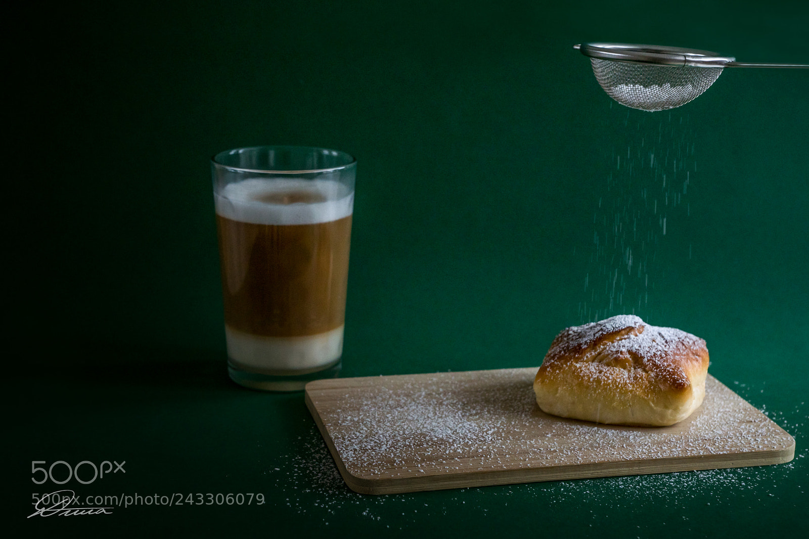 Sony ILCA-77M2 sample photo. Cappuccino with cake photography