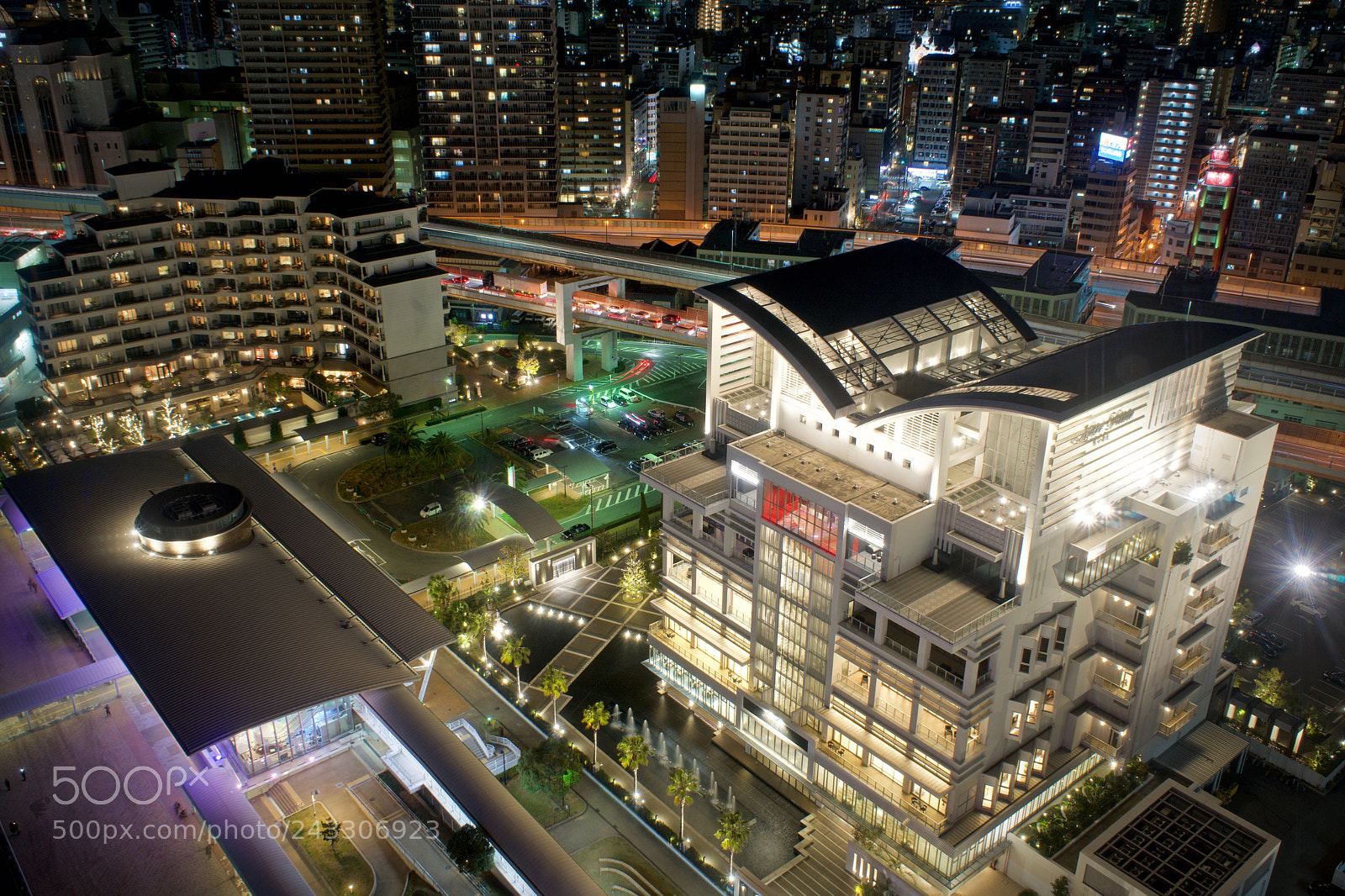 Sony a7 sample photo. Night of kobe photography