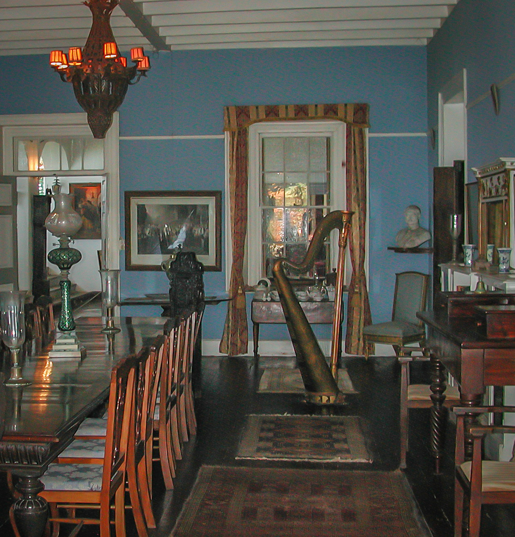 Nikon E990 sample photo. Formal dining room barrett plantation photography