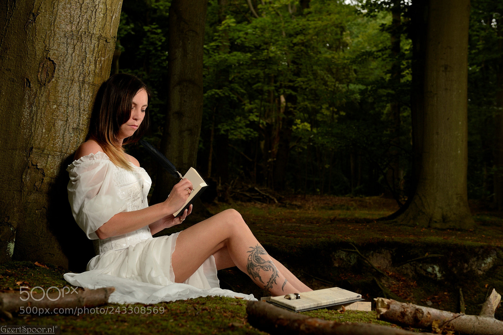 Nikon D4 sample photo. Writer writing in the photography