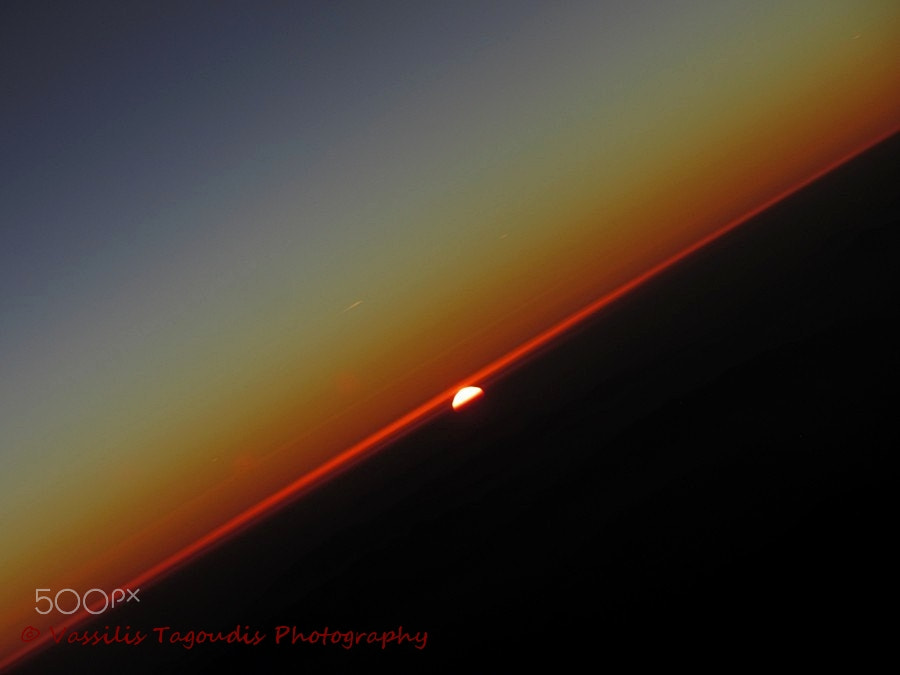 Canon PowerShot SX220 HS sample photo. '' 10,000 feet sunset '' photography