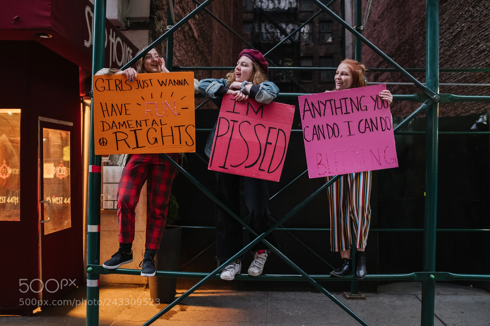Fujifilm X100F sample photo. Women’s march 2018 photography