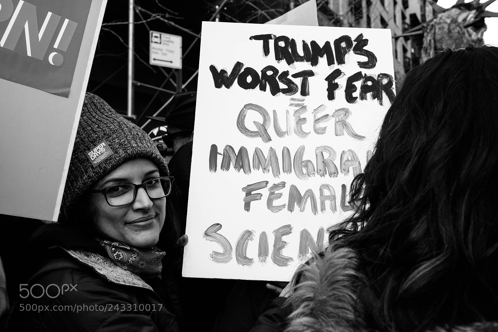 Fujifilm X-E2S sample photo. "women's march nyc" photography