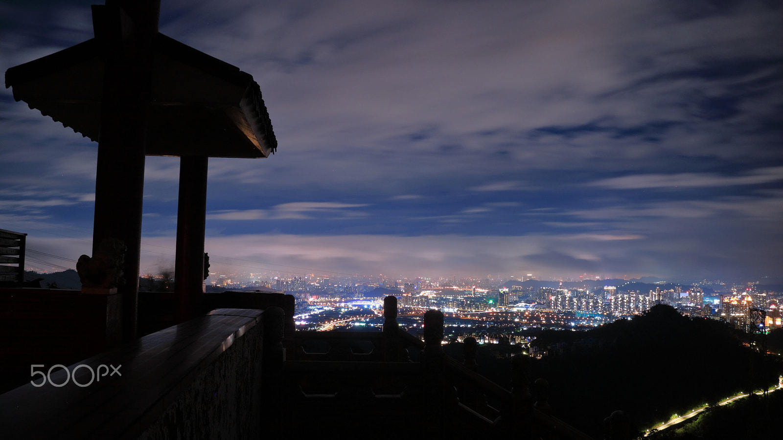 Canon EOS M3 sample photo. Temple midnight photography