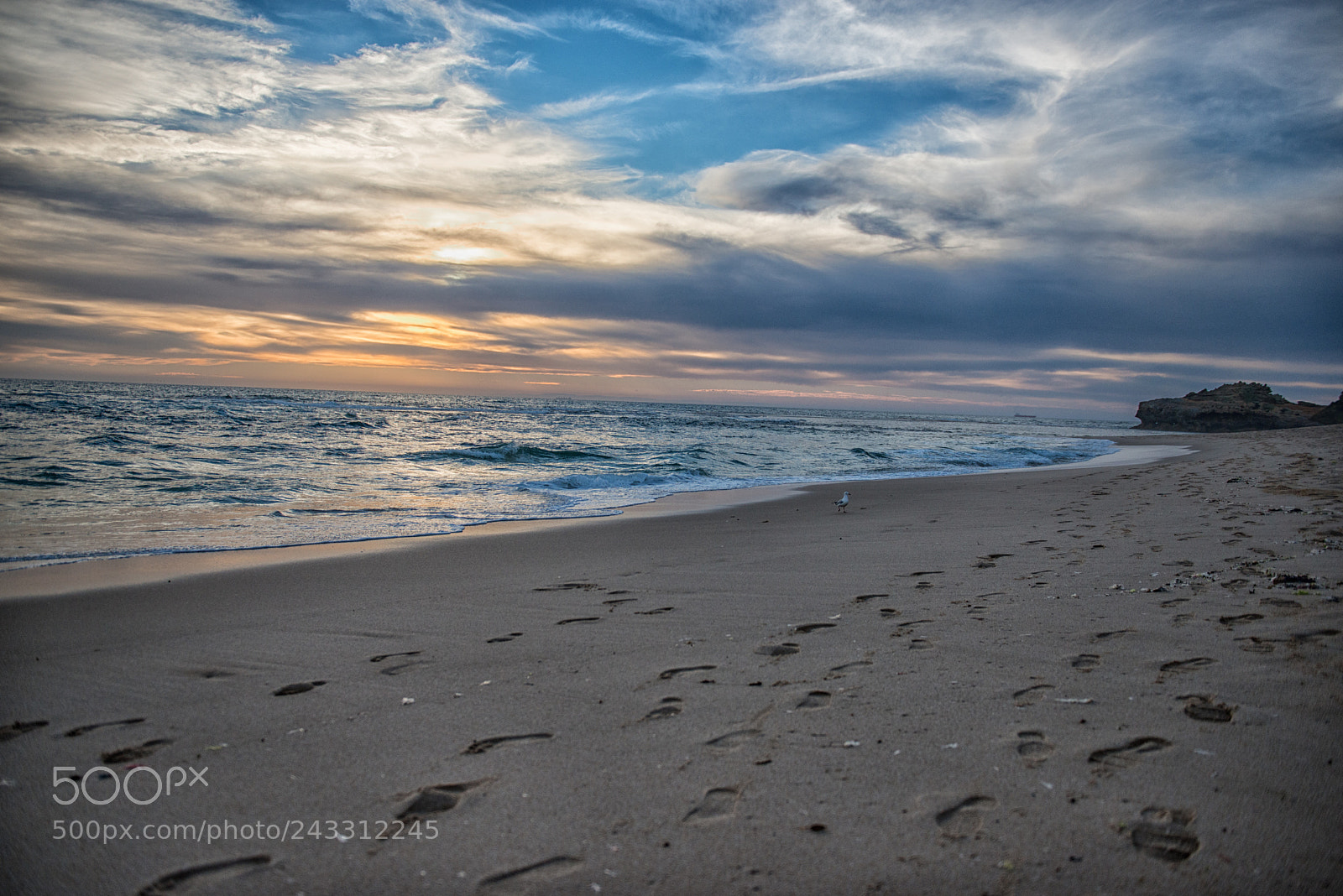 Nikon D800 sample photo. Sunset at a beach photography