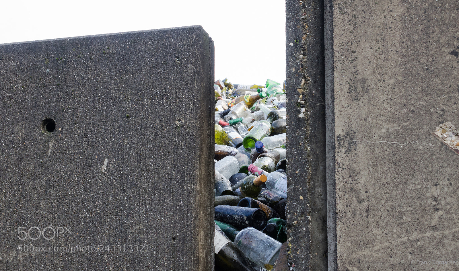 Sony Cyber-shot DSC-RX10 II sample photo. Glass recycling photography