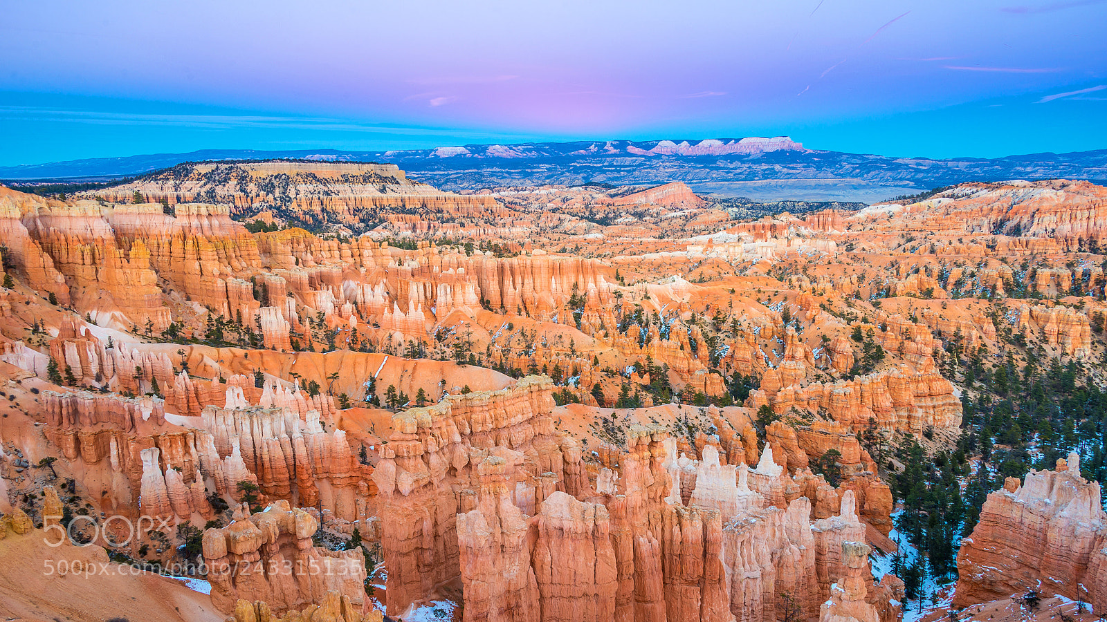 Nikon D610 sample photo. Sunset in bryce canyon photography