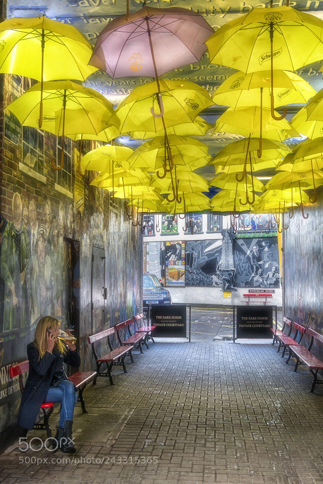Nikon D7100 sample photo. Yellow umbrellas photography