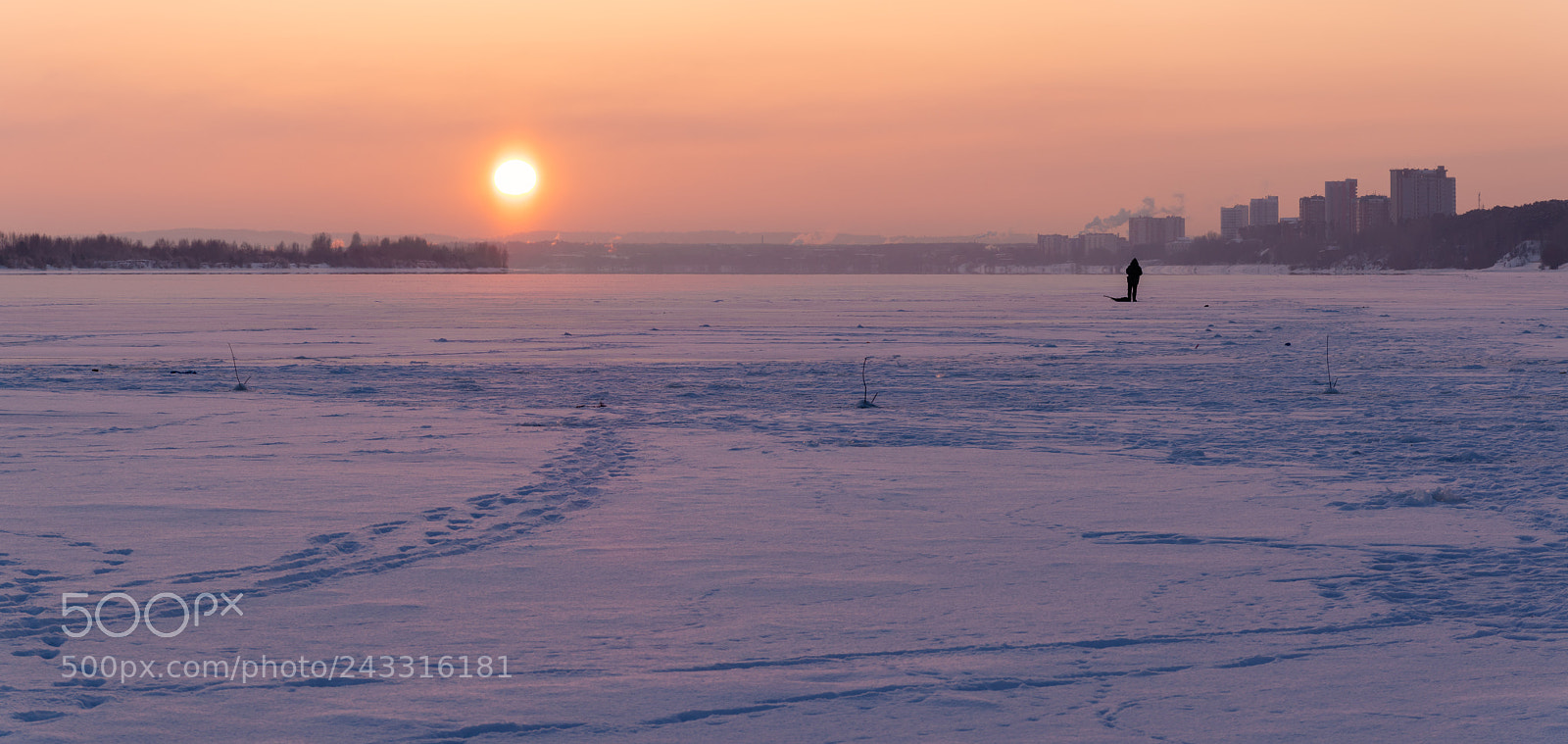 Nikon D5500 sample photo. Winter fishing photography