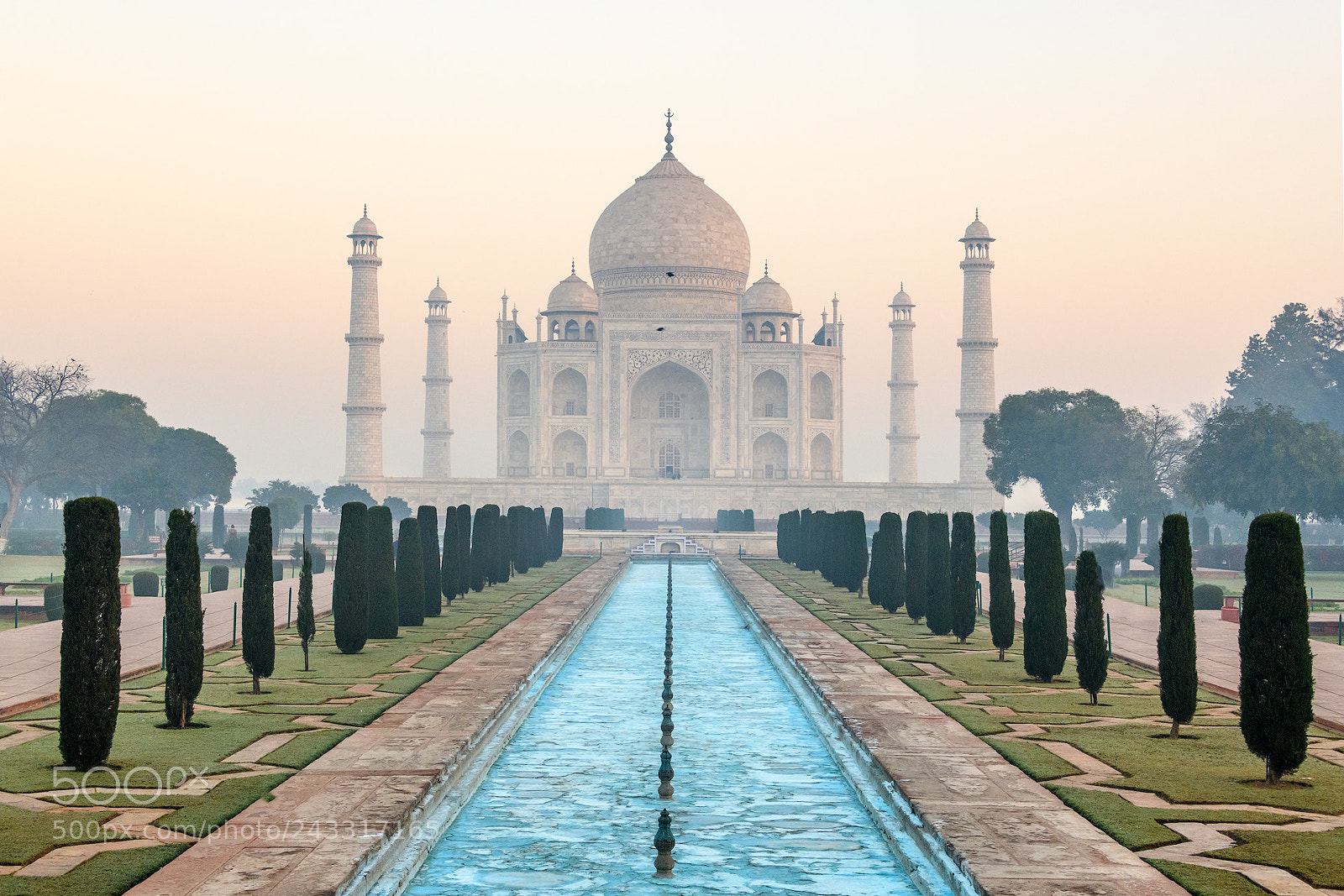Nikon D850 sample photo. Taj mahal at sunrise photography