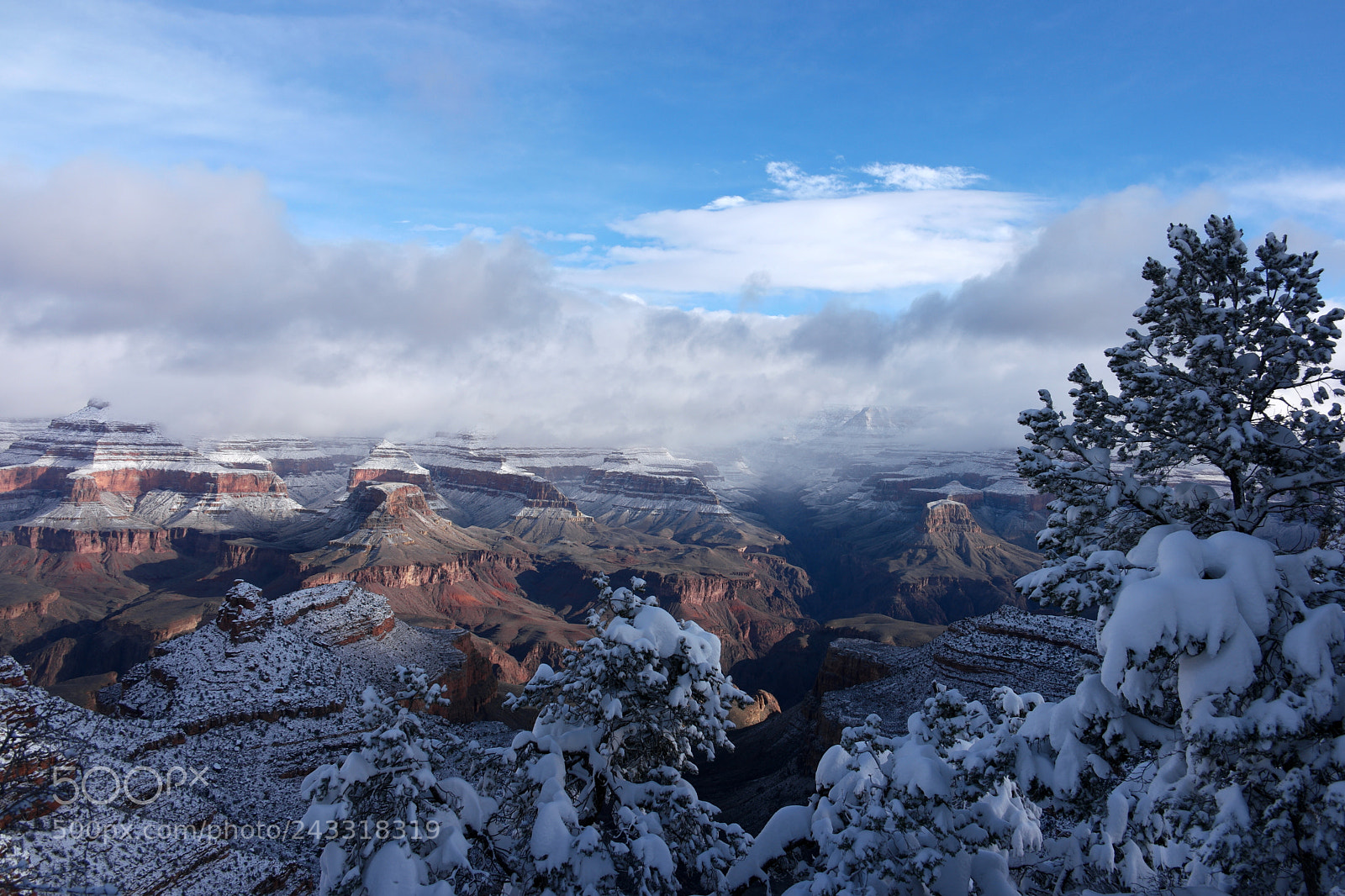 Samsung NX500 sample photo. Grand canyon winterland photography