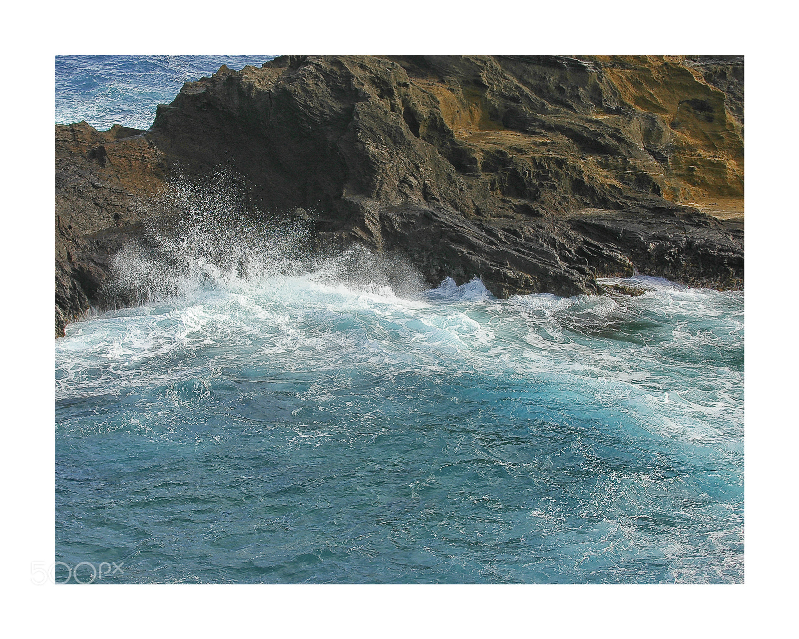 Nikon D70 sample photo. Lava pool surf photography