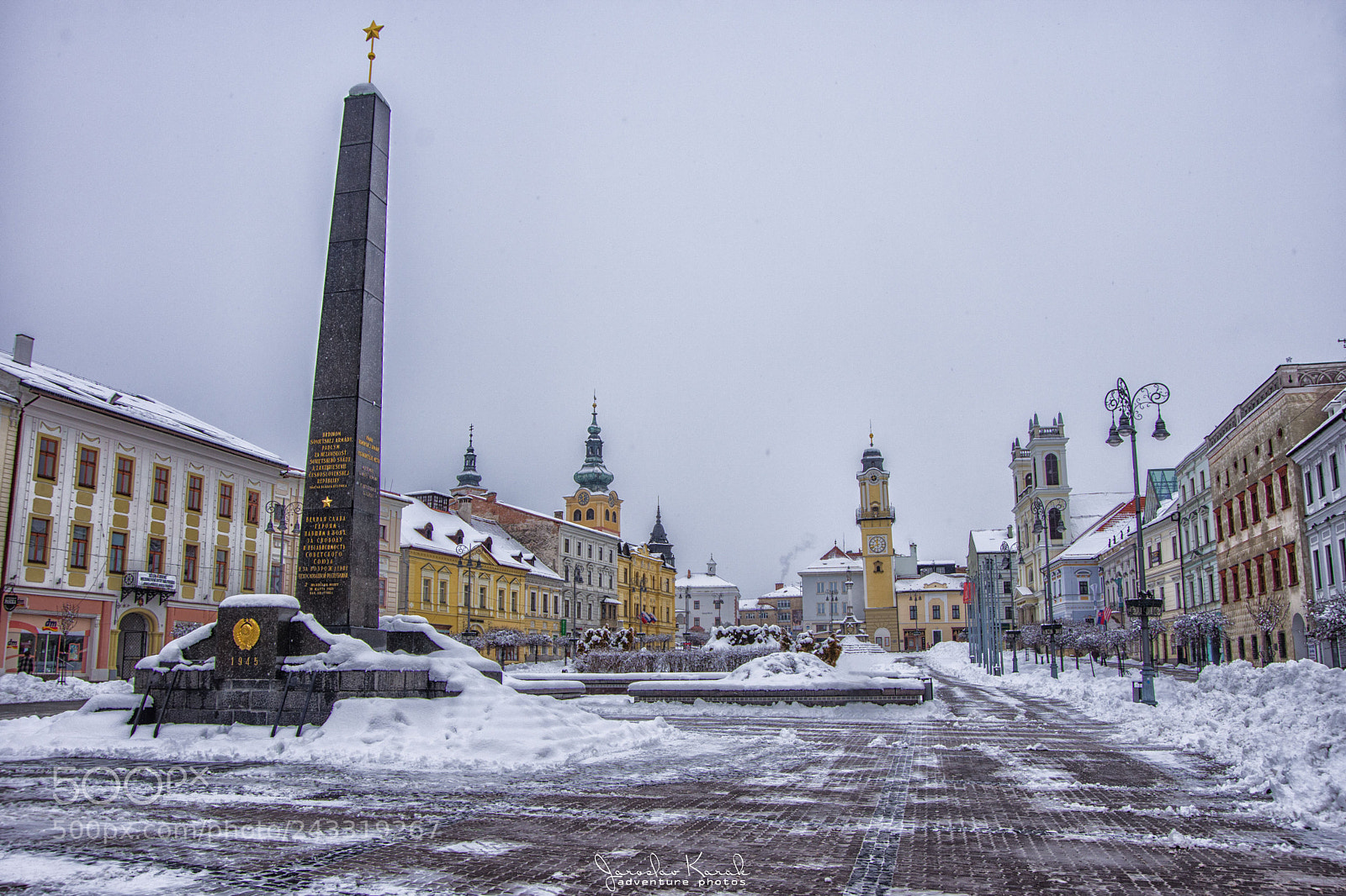 Pentax K-70 sample photo. Banská bystrica in winter photography
