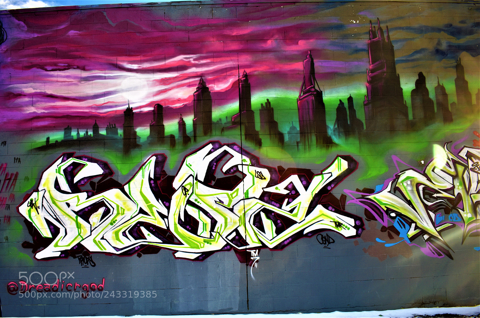 Nikon D3400 sample photo. Steet art denver photography