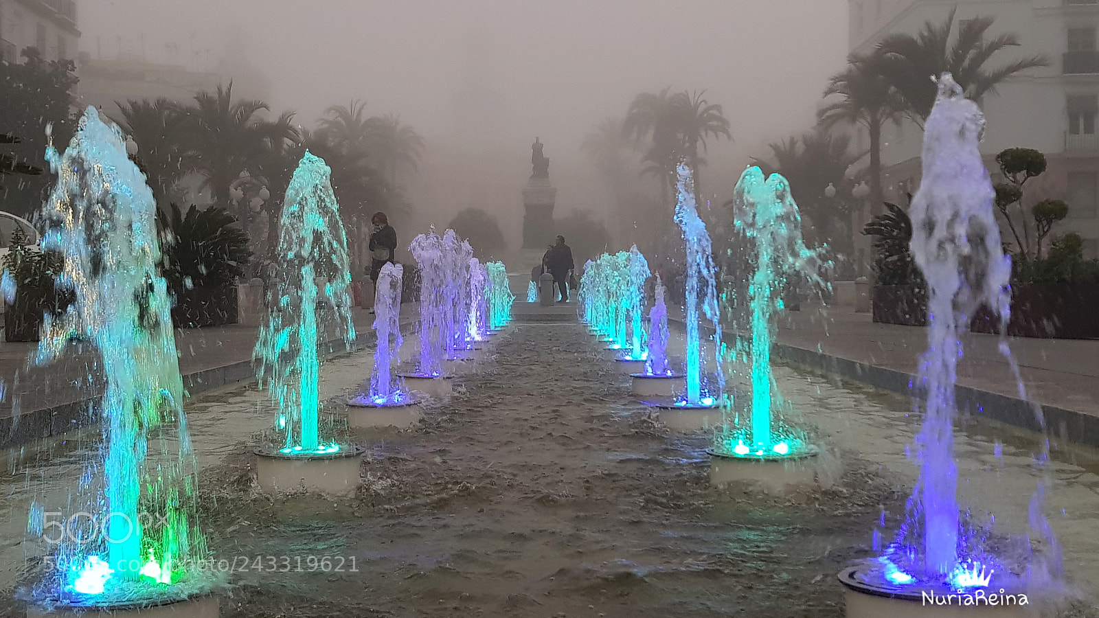 Samsung Galaxy S8+ sample photo. Colors in the fog photography