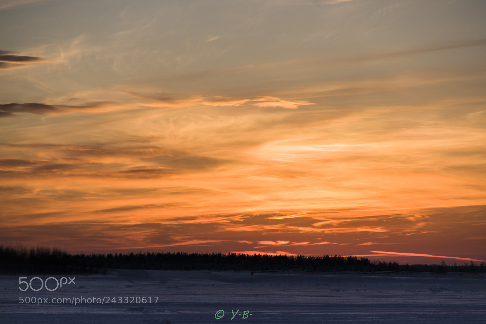 Pentax K-70 sample photo. Winter sunset fire photography