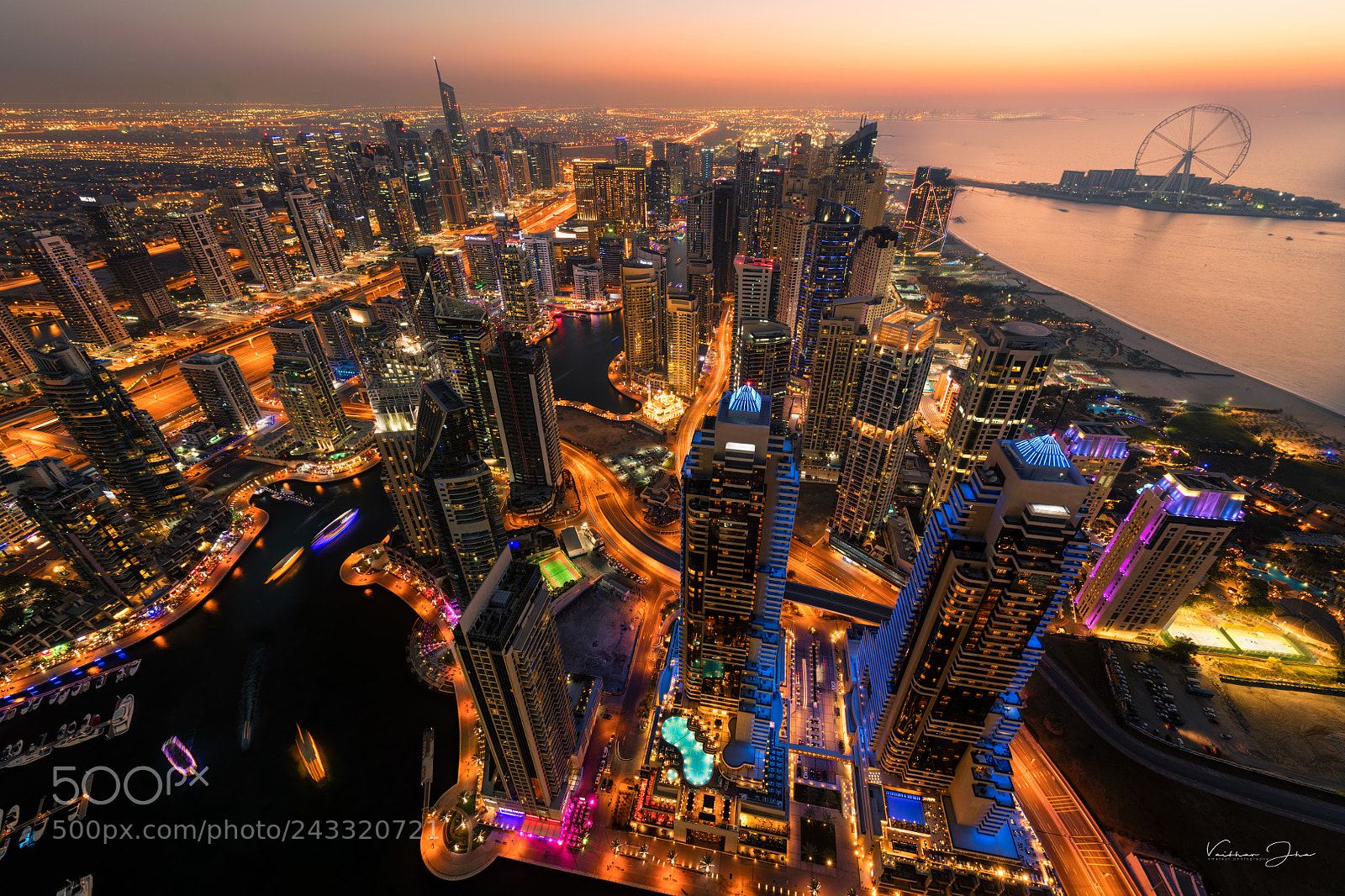 Nikon D850 sample photo. Dubai marina bay photography