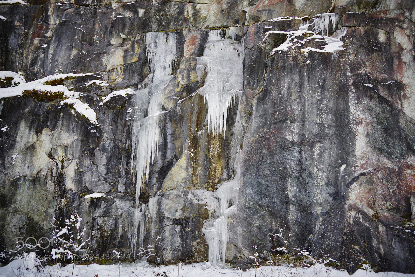 Pentax K-1 sample photo. Ice photography
