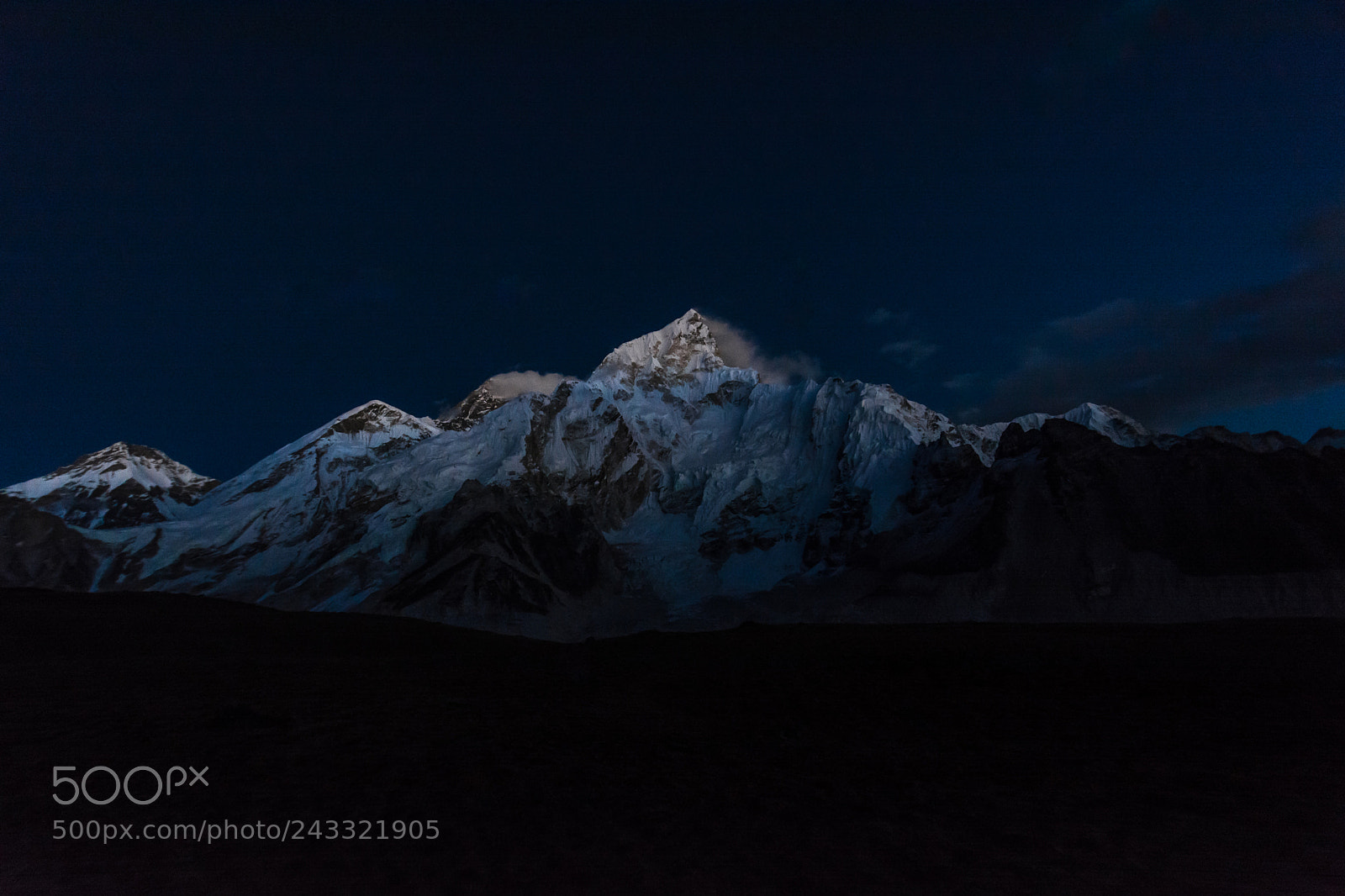 Nikon D7100 sample photo. Everest at night. photography