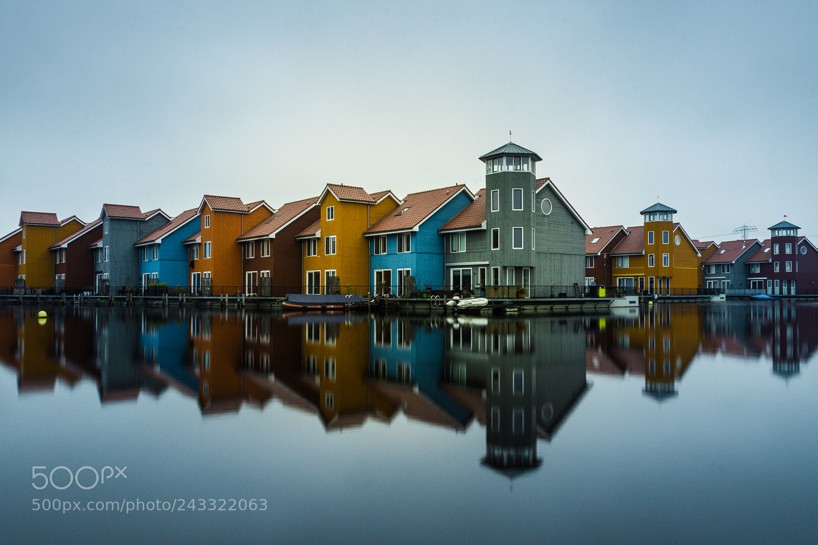 Nikon D7200 sample photo. Colourful houses photography