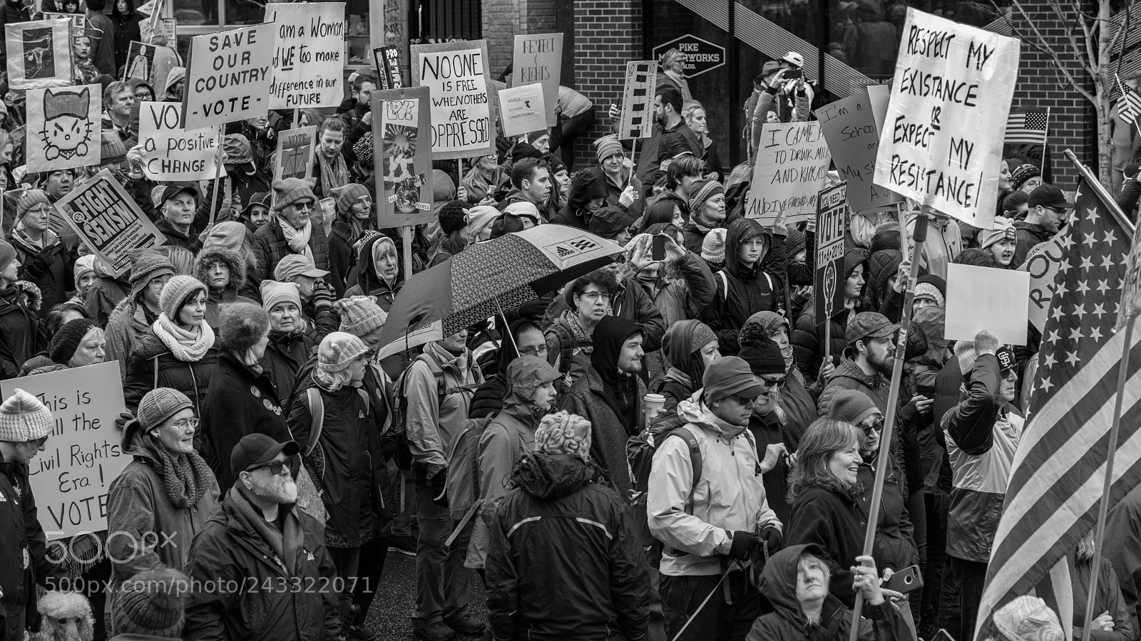 Sony a7 II sample photo. Women's march 2.0 - seattle photography