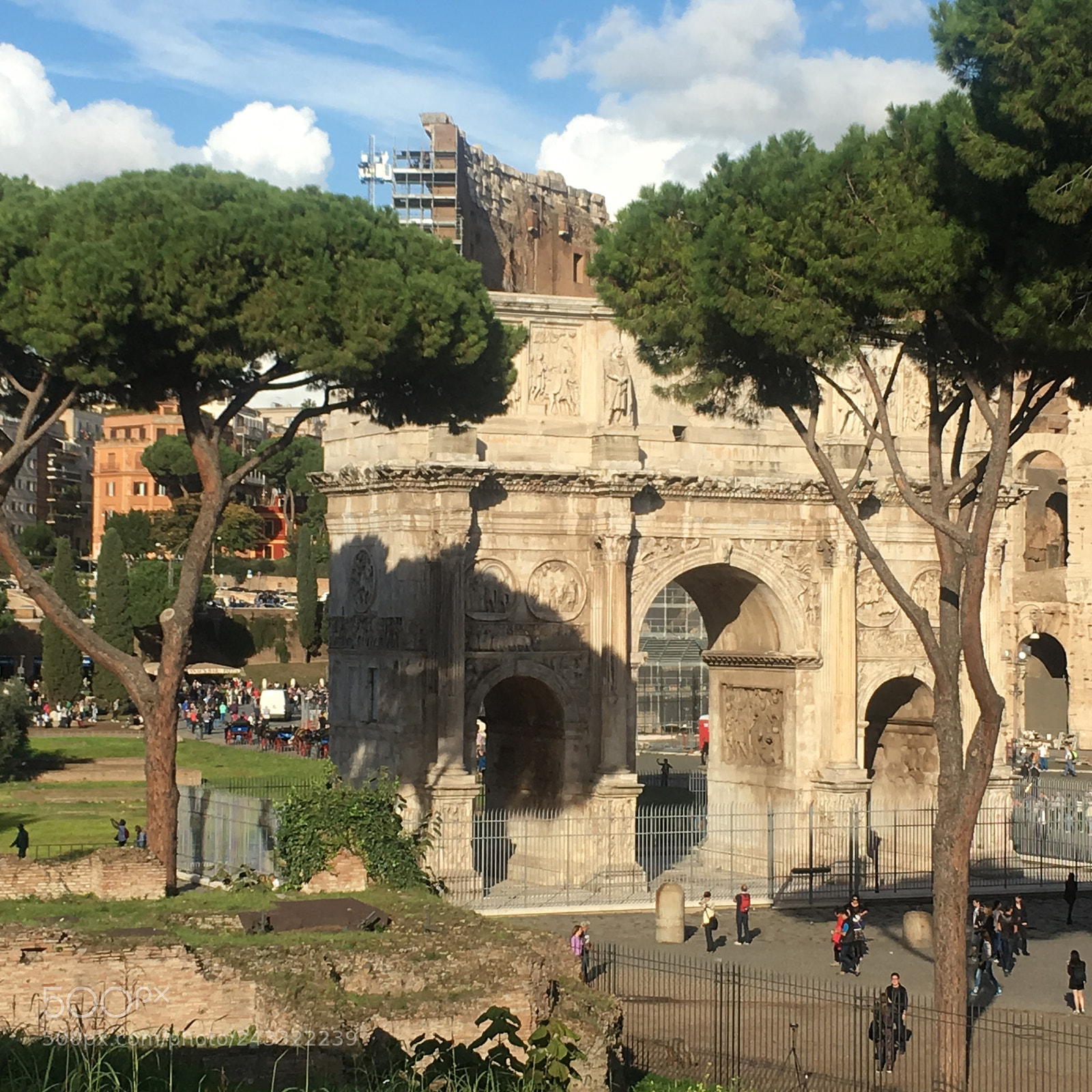Apple iPhone 6s sample photo. Roman forum photography