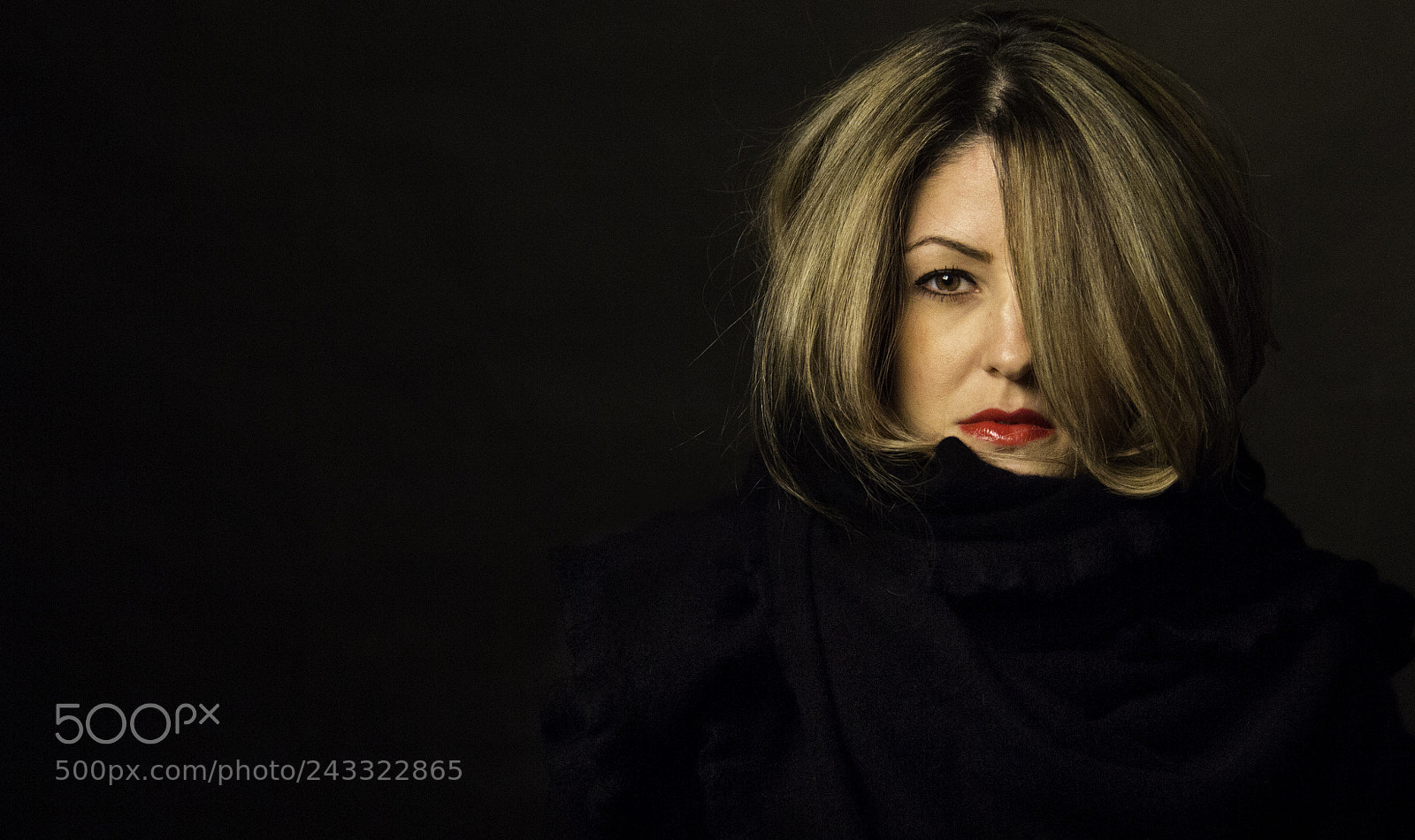 Canon EOS 60D sample photo. Woman in black photography