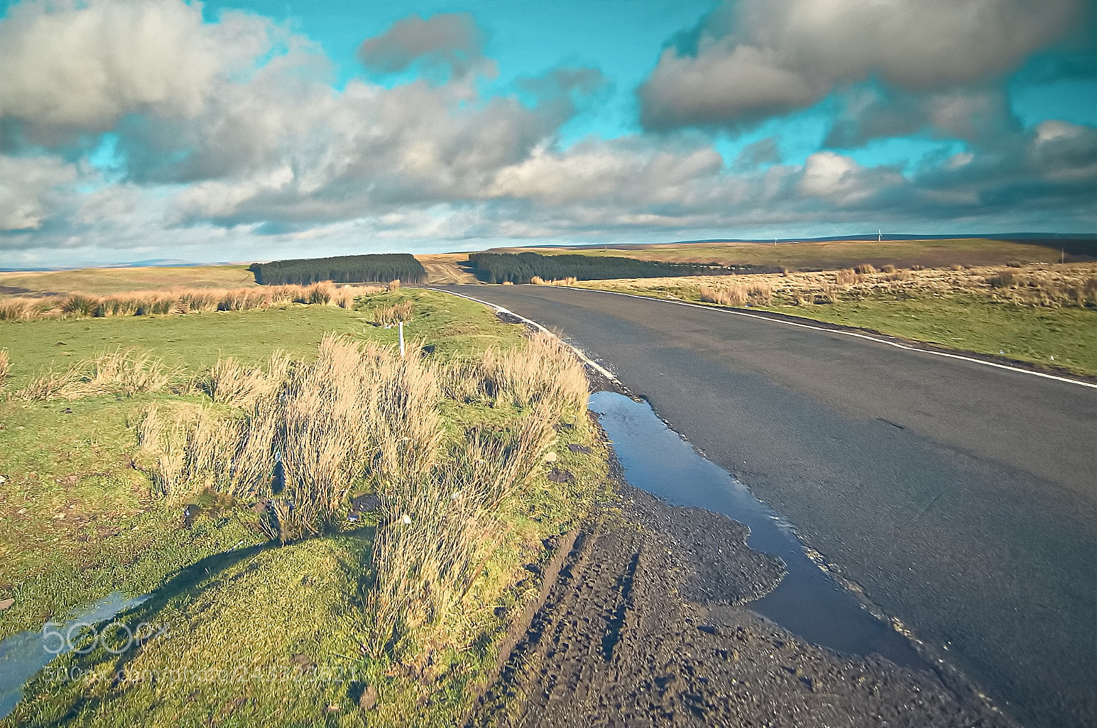 Nikon D2X sample photo. Mountain road photography