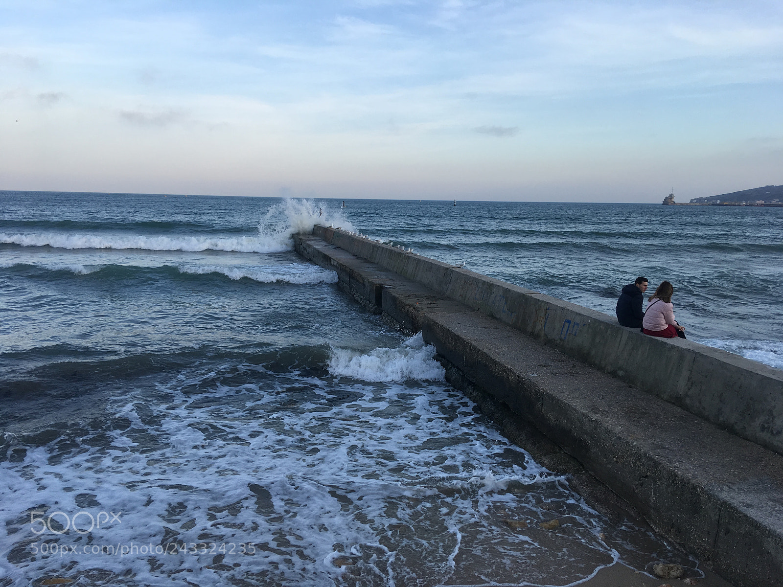 Apple iPhone SE sample photo. Raging black sea in photography
