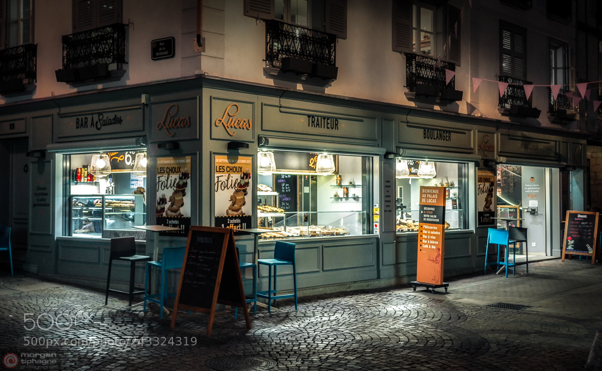 Nikon D7100 sample photo. Boulangerie de nuit photography