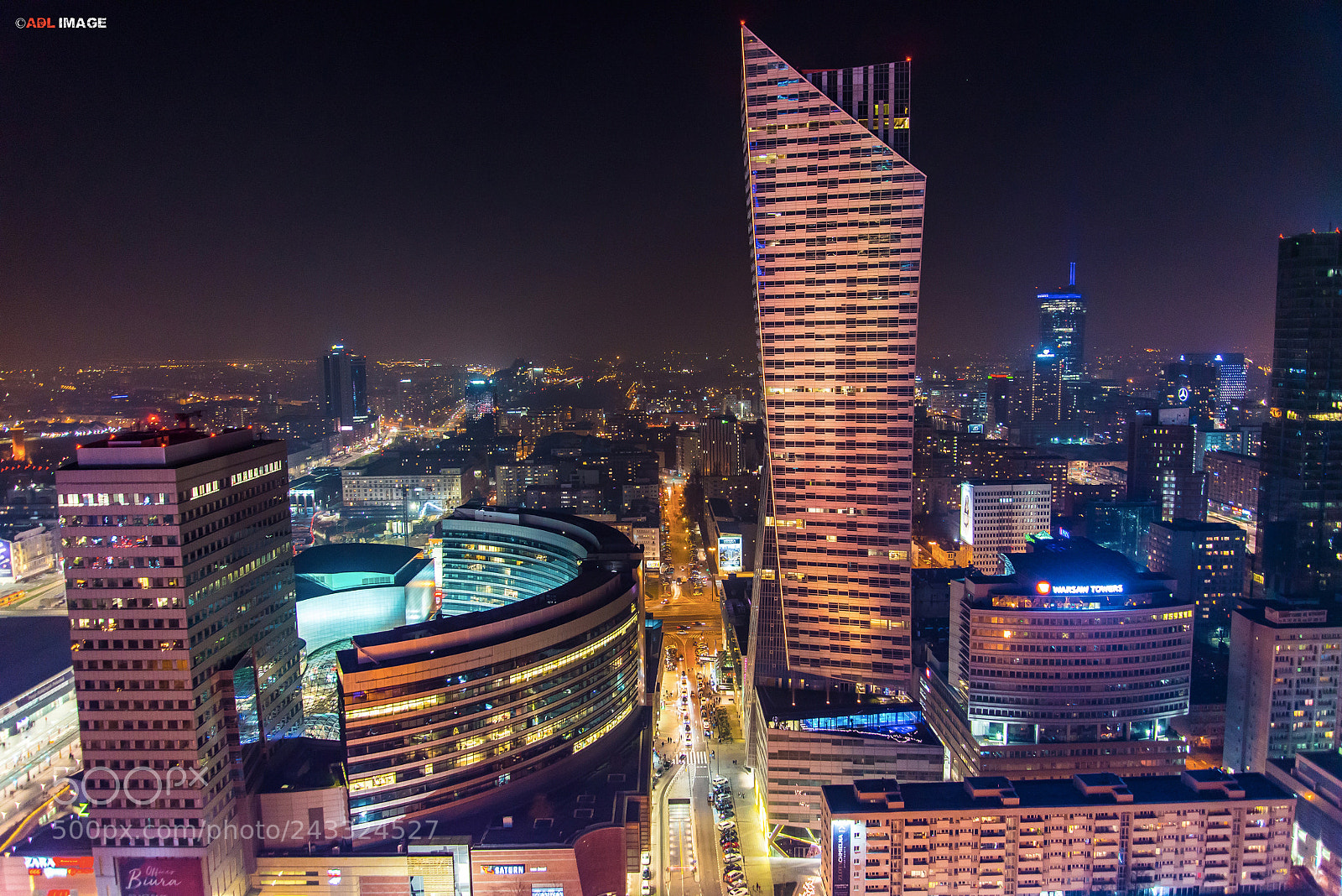 Nikon D610 sample photo. Warsaw's financial district photography