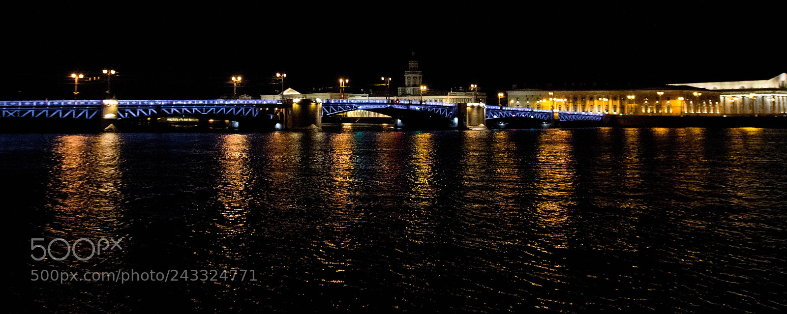 Canon EOS 70D sample photo. River by night photography