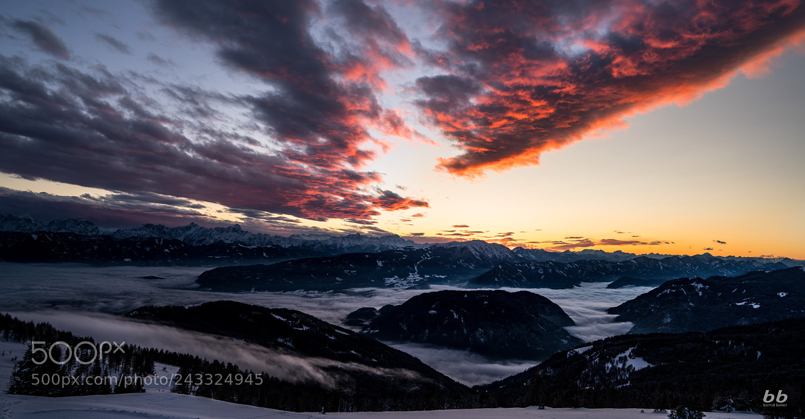 Sony a7R II sample photo. Sonnenuntergang über kärnten photography