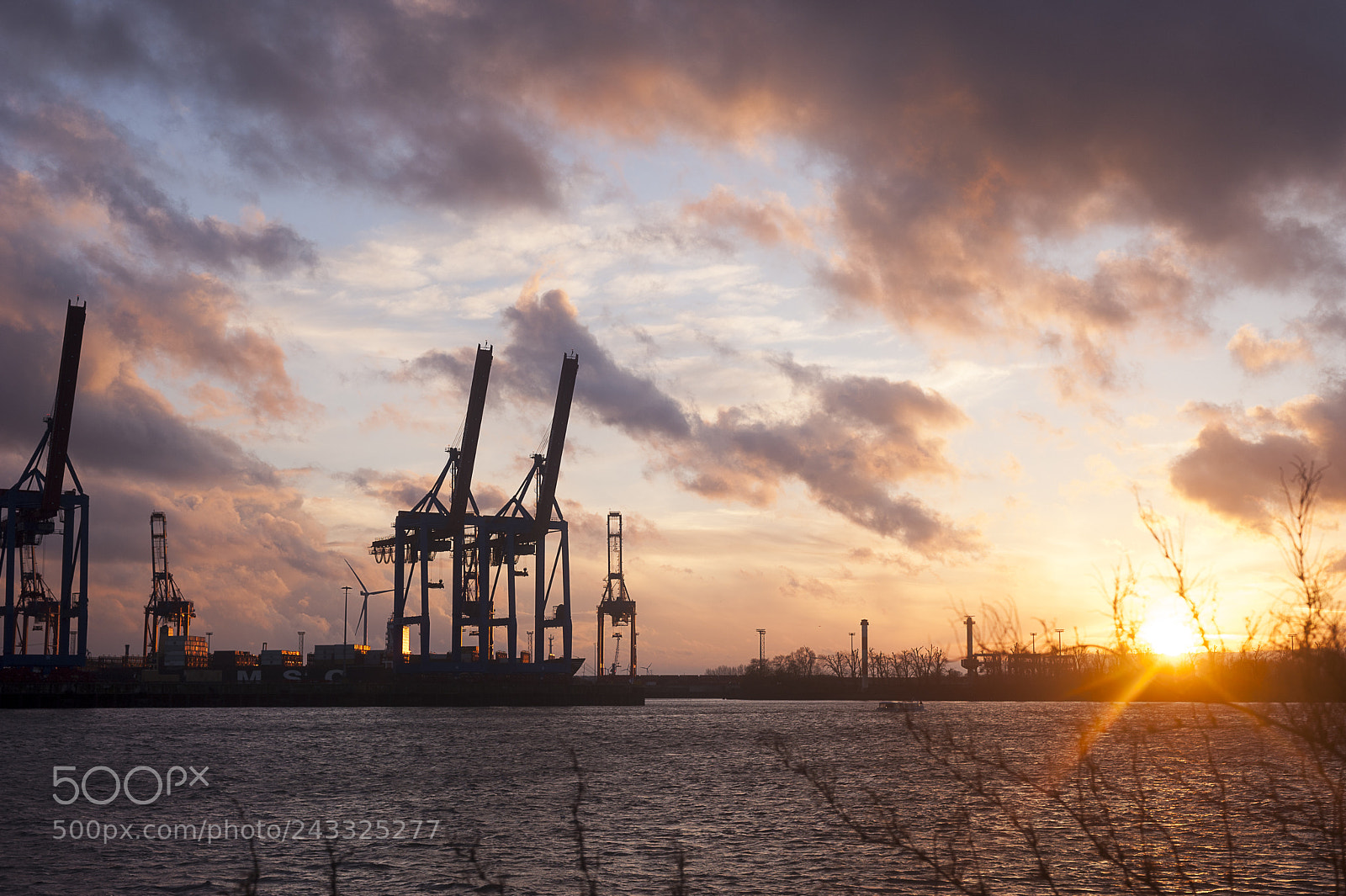 Nikon D700 sample photo. Hamburg harbour photography