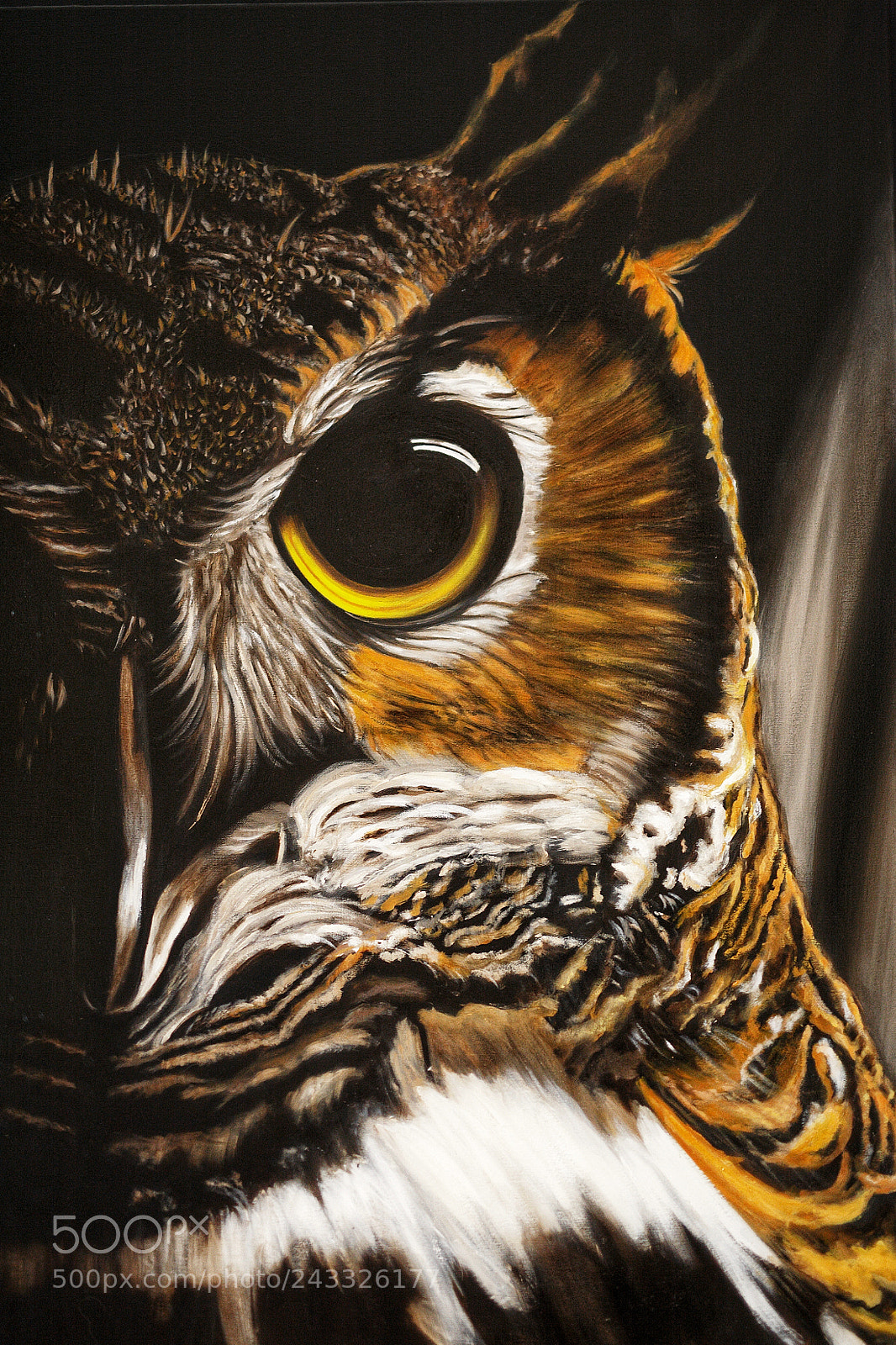 Canon EOS 5D sample photo. Eagle owl photography