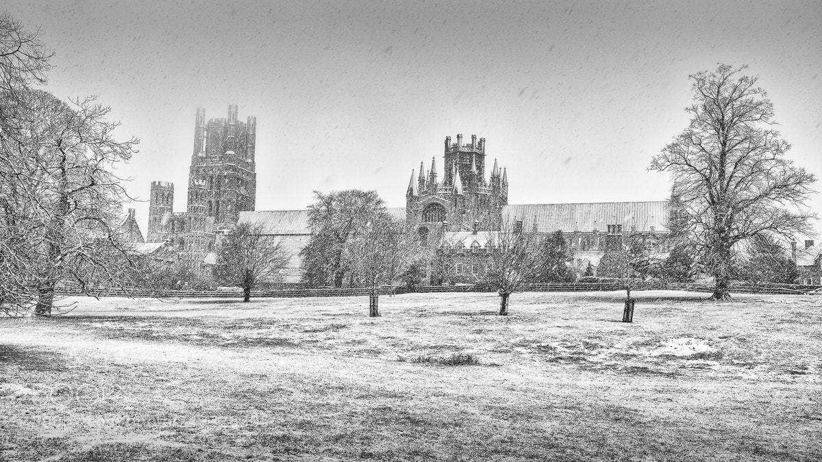 Sony a7R II sample photo. Ely snow photography