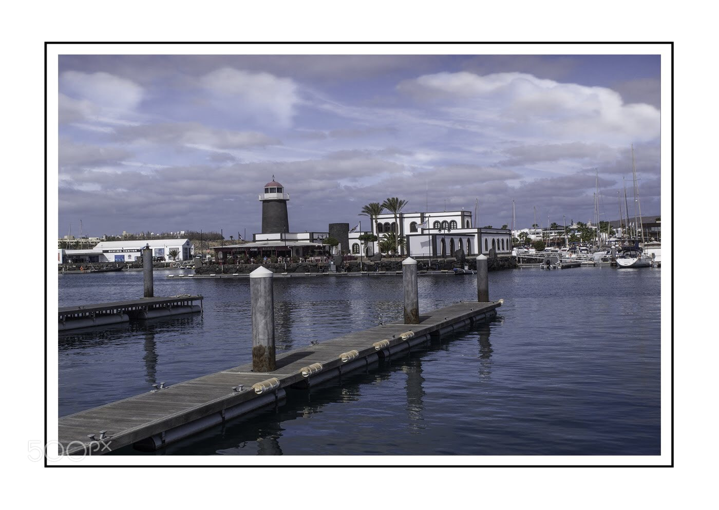 Olympus PEN E-PL5 sample photo. Harbour view playa blanca photography