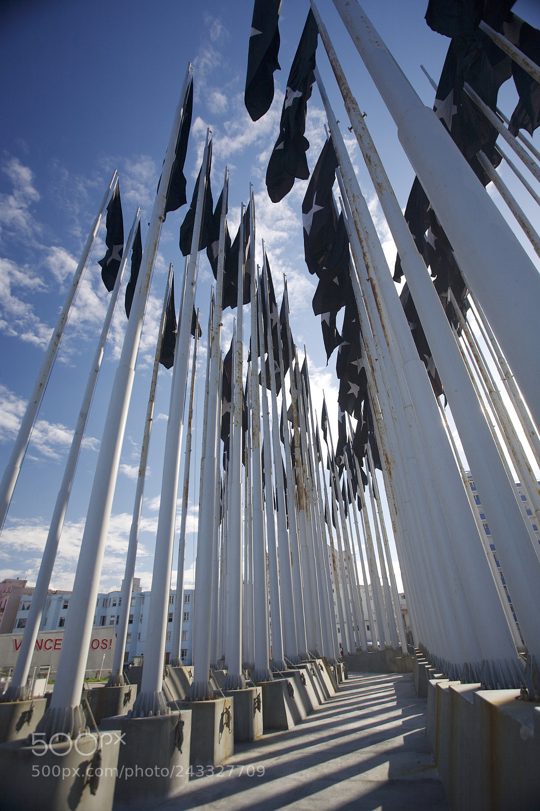Canon EOS 5D sample photo. The mount of flags photography