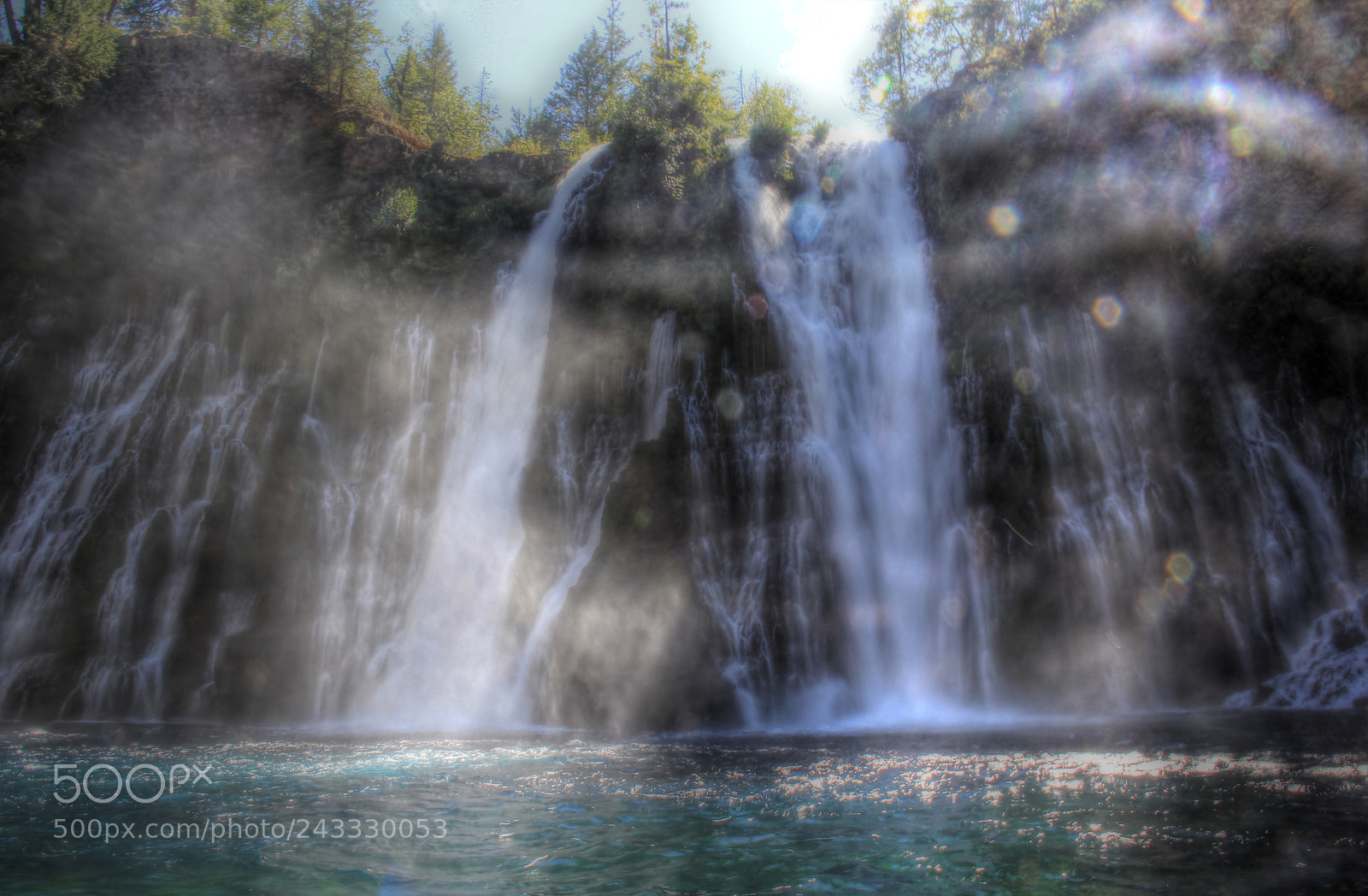 Canon EF-S 18-200mm F3.5-5.6 IS sample photo. Burney falls photography