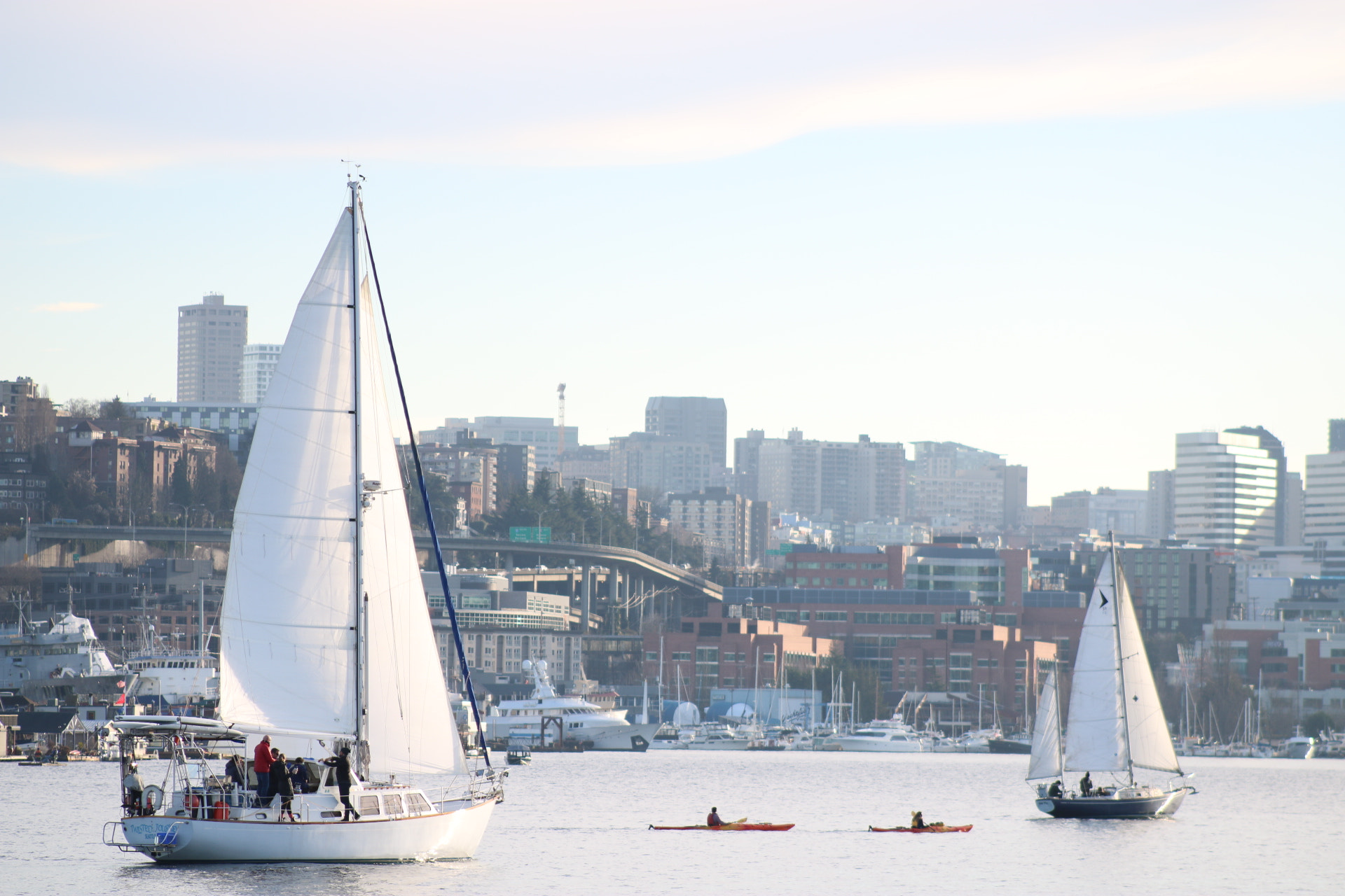 Canon EF 75-300mm f/4-5.6 USM sample photo. Boats photography