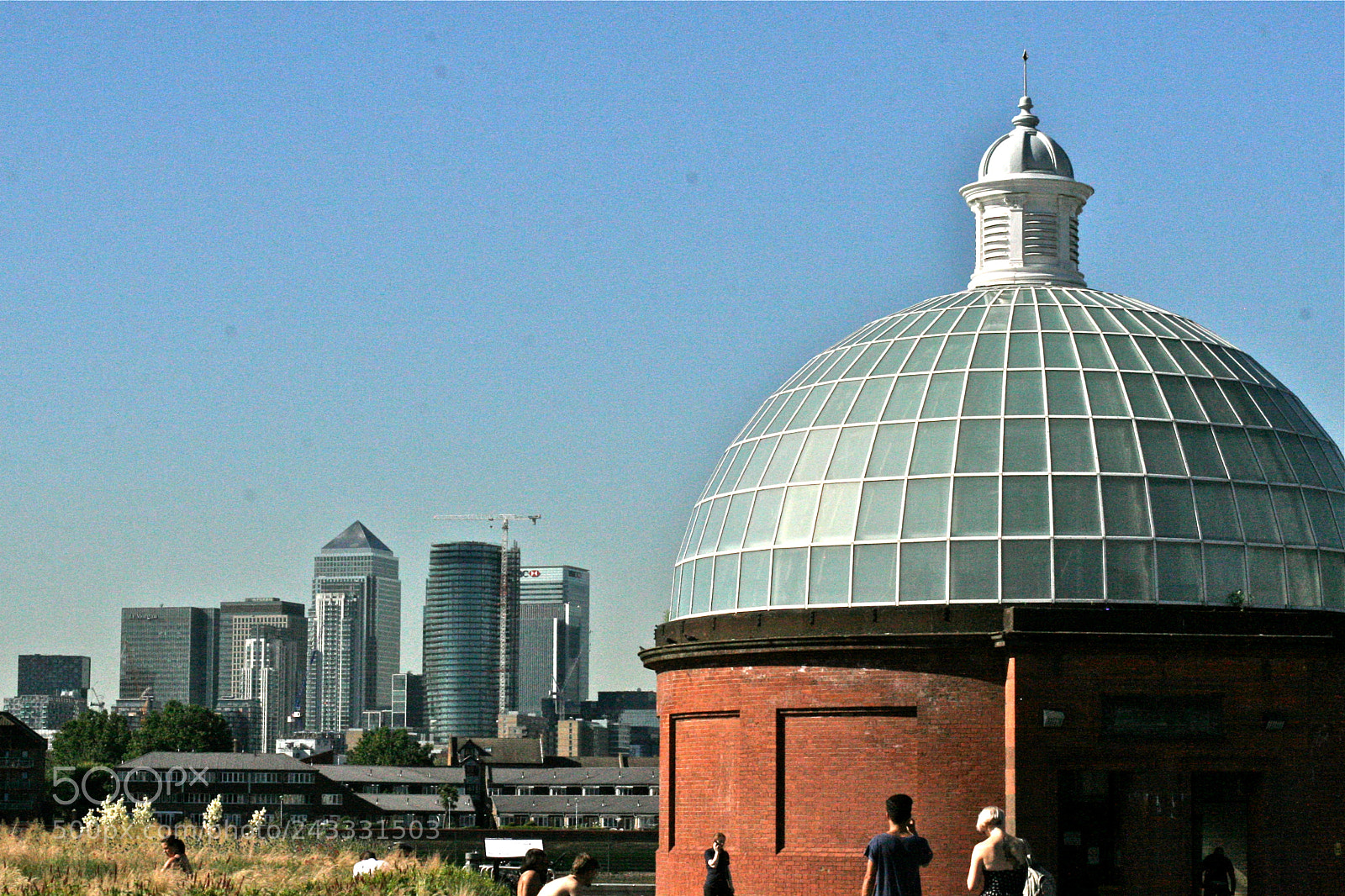 Canon EOS 30D sample photo. Canary wharf from greenwich photography